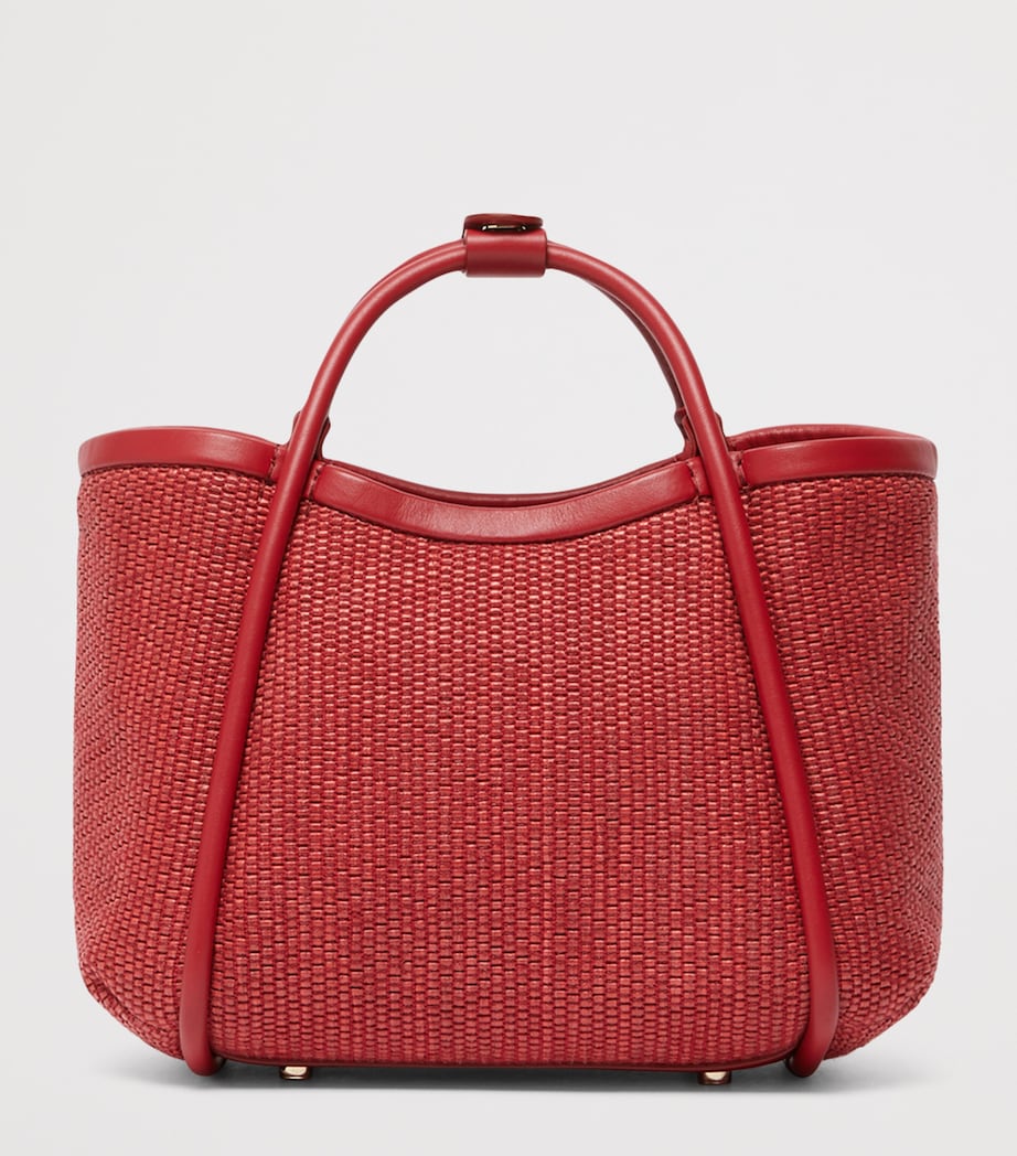 Max Mara Extra-Small Marine Top-Handle Bag Red Image 3