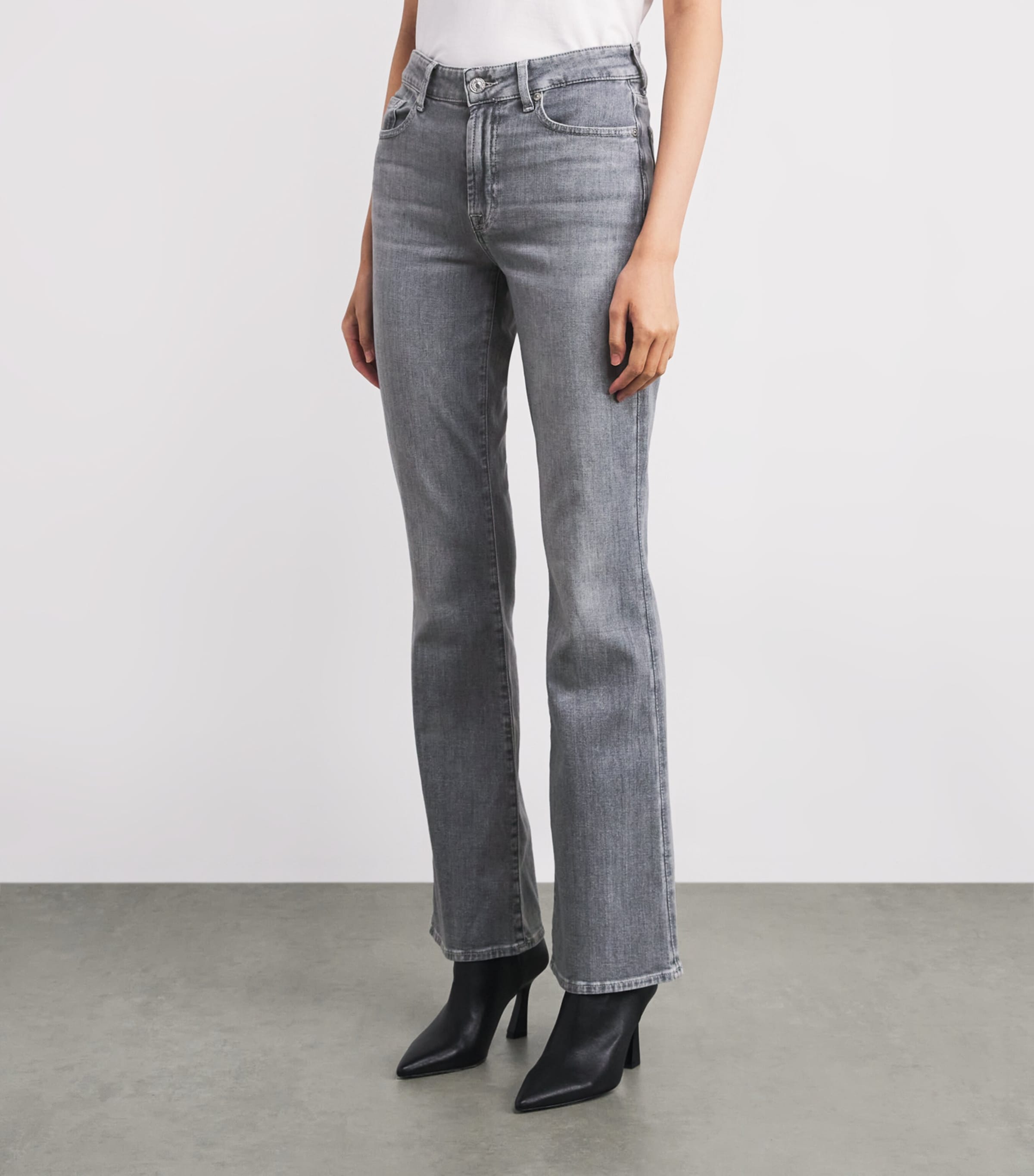 The Leggy Bootcut Jeans U73BV ASHEN Image 3