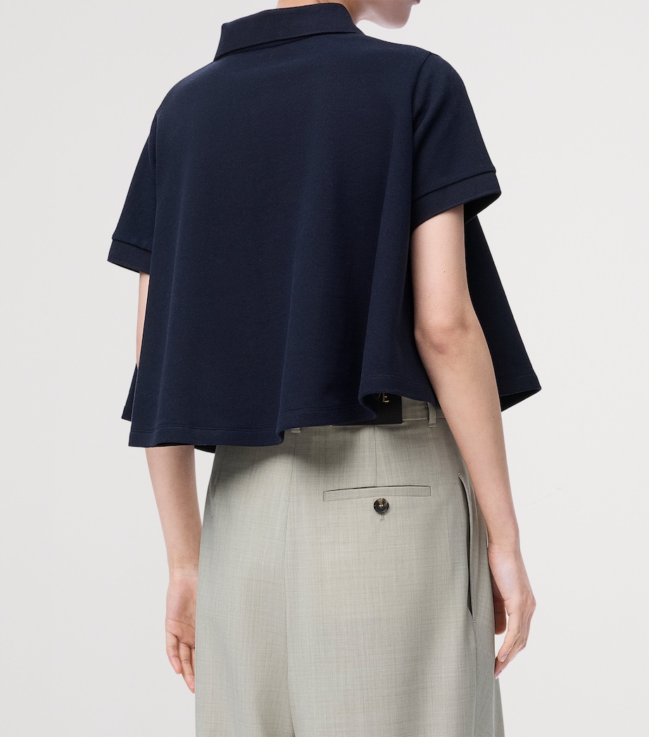 Trapeze Polo Shirt DARK NAVY Image 4