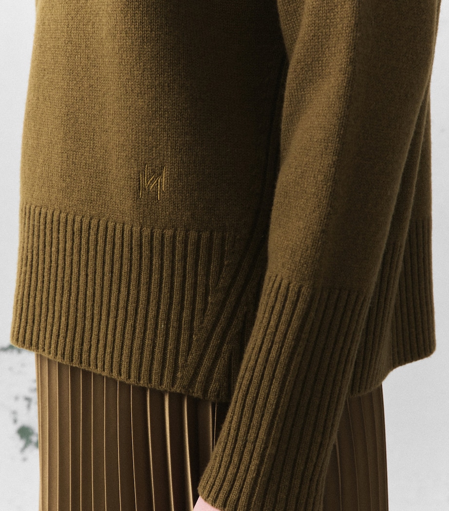 Marella Womens Wool Sweater Oil Green Image 5