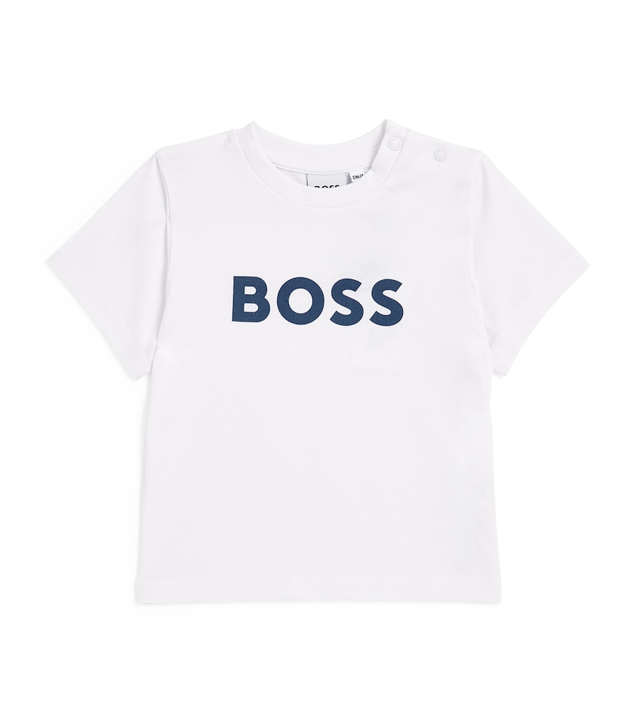 BOSS Kidswear Logo T-Shirt (3-36 Months) White Image 1