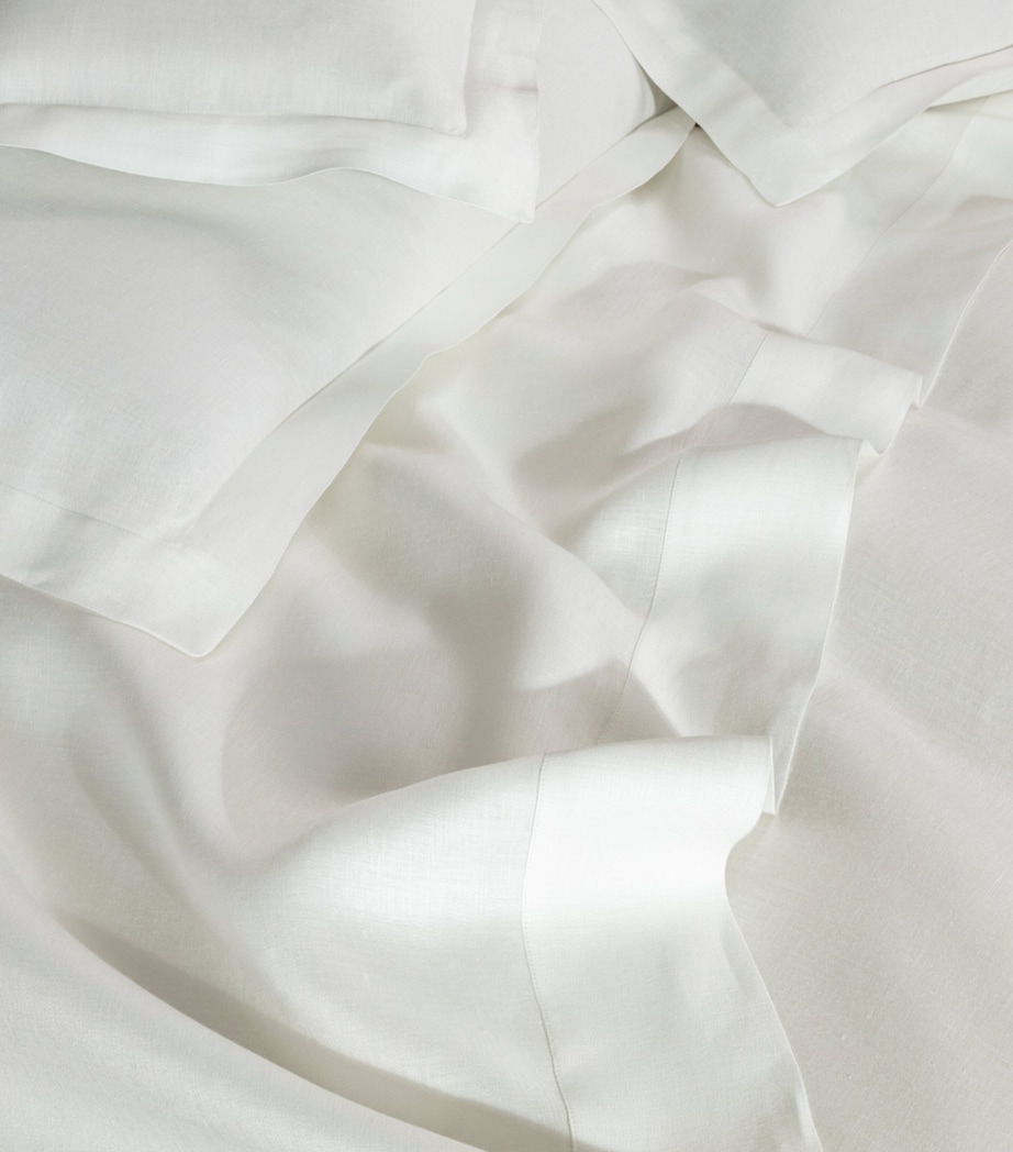 Frette Super King Divine Duvet Cover (260cm x 240cm) Bianco Ottico Image 3