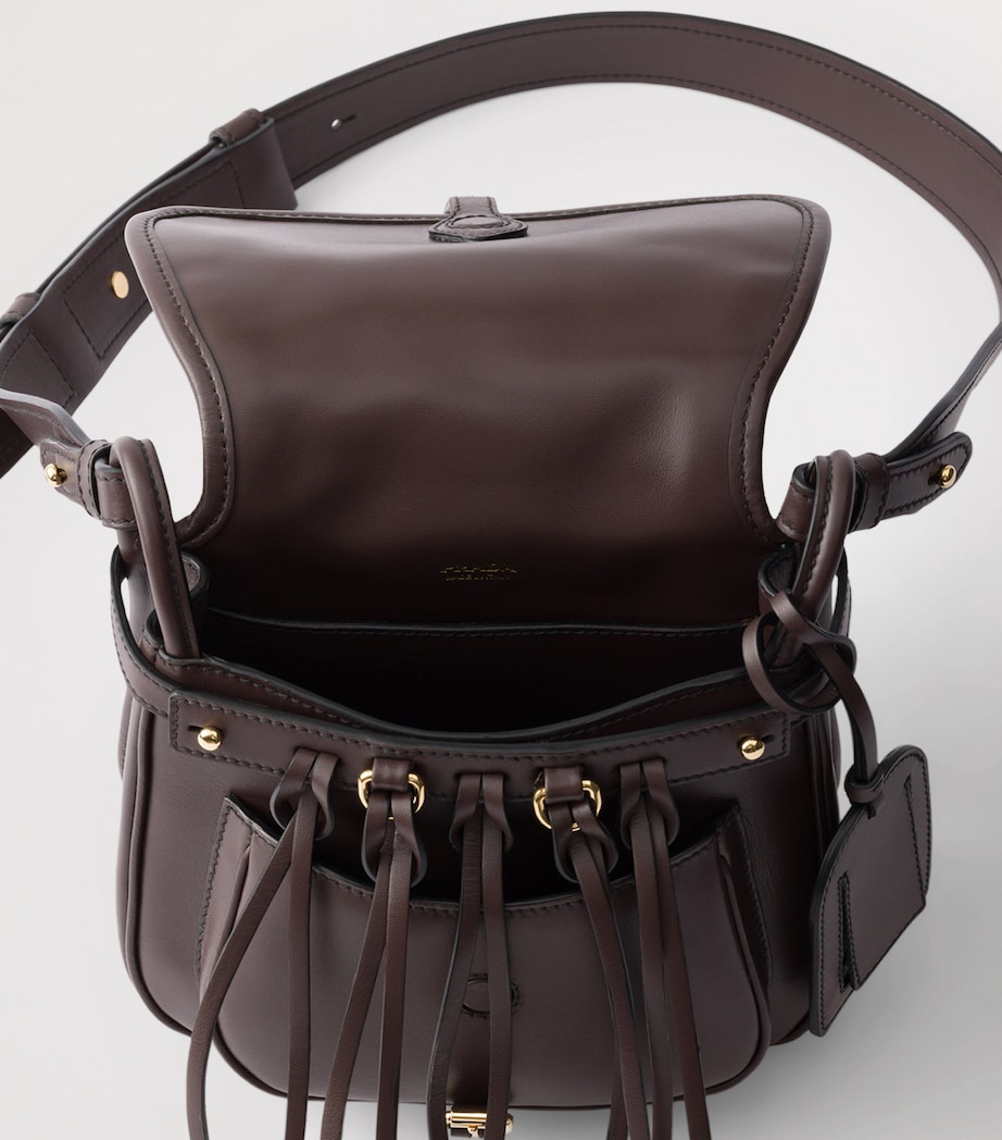 Prada Re-Nylon and Leather Corsaire Shoulder Bag Green Image 5