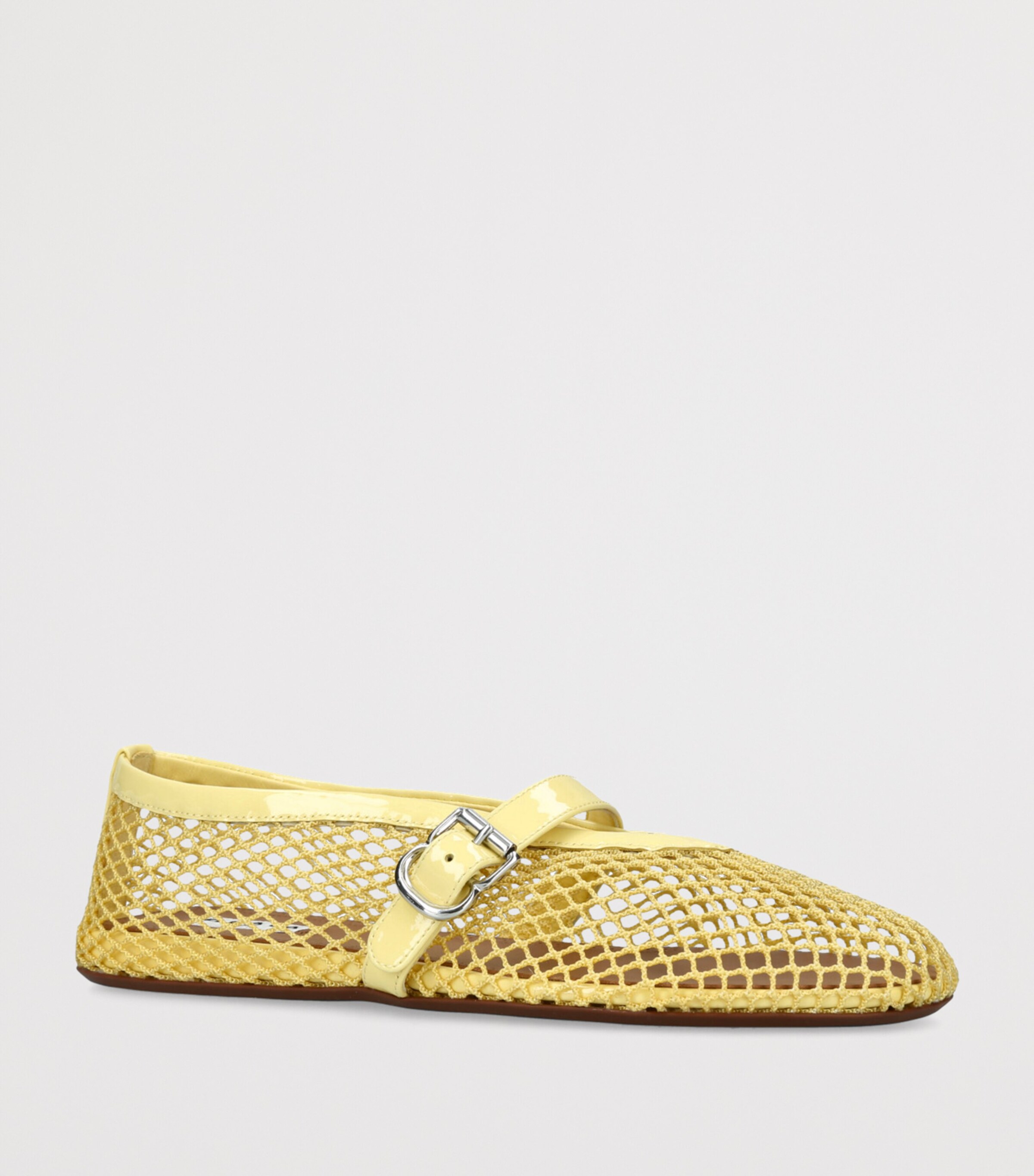 Mesh Ballet Flats YELLOW Image 3