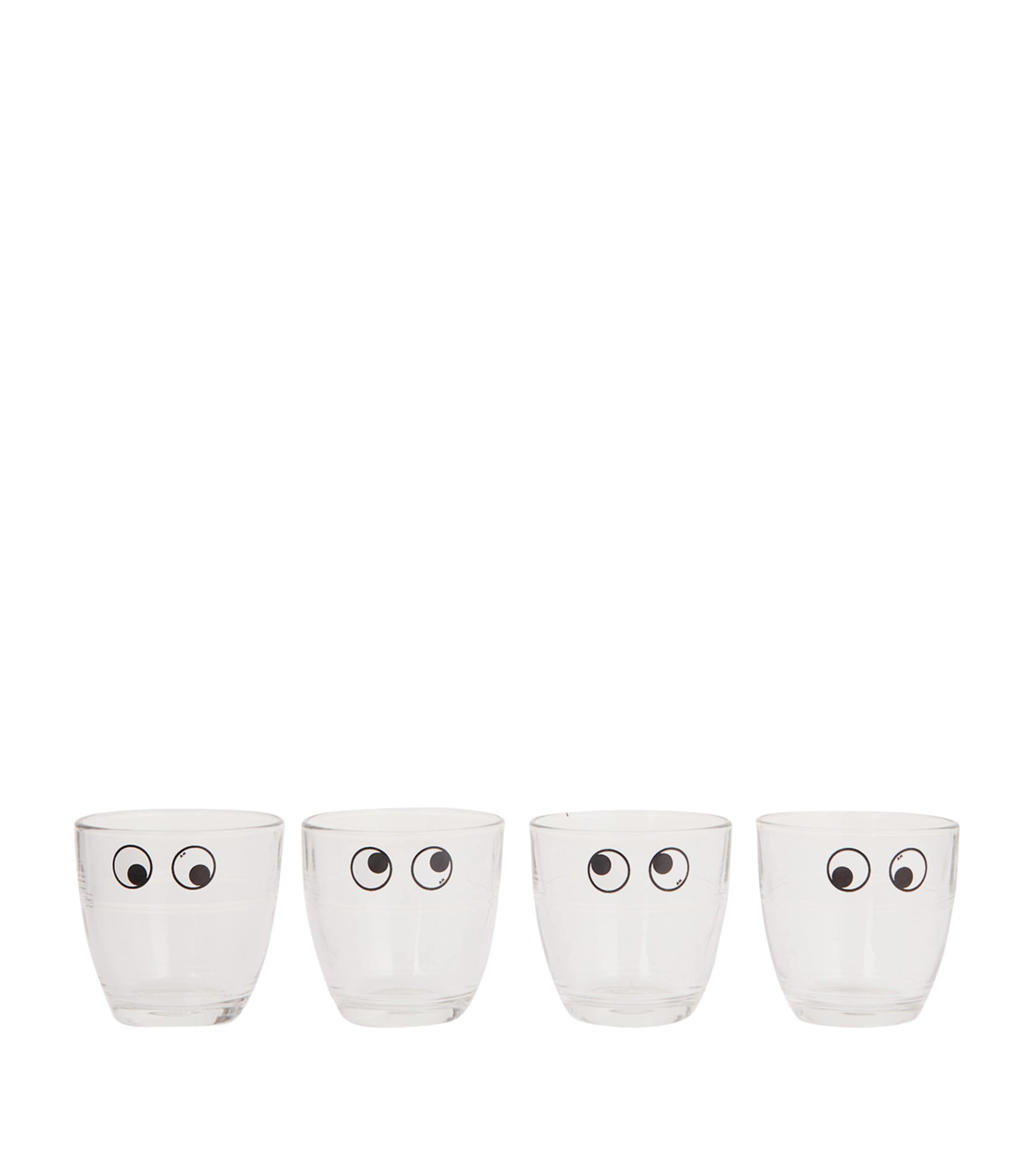 Anya Hindmarch Glass Eyes Tumblers (Set of 4) Clear Image 1