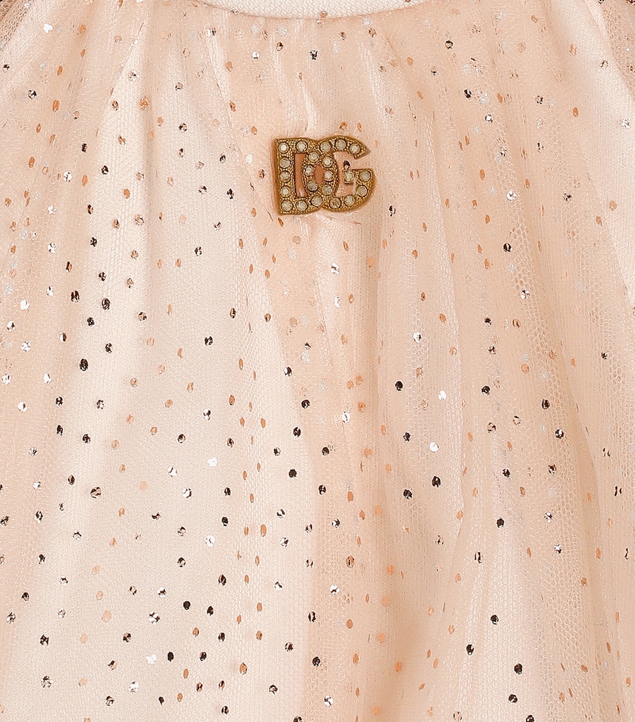 Tulle Embellished Dress and Bloomers Set (3-36 Months) HF5RZ-POIS LAMIN Image 5