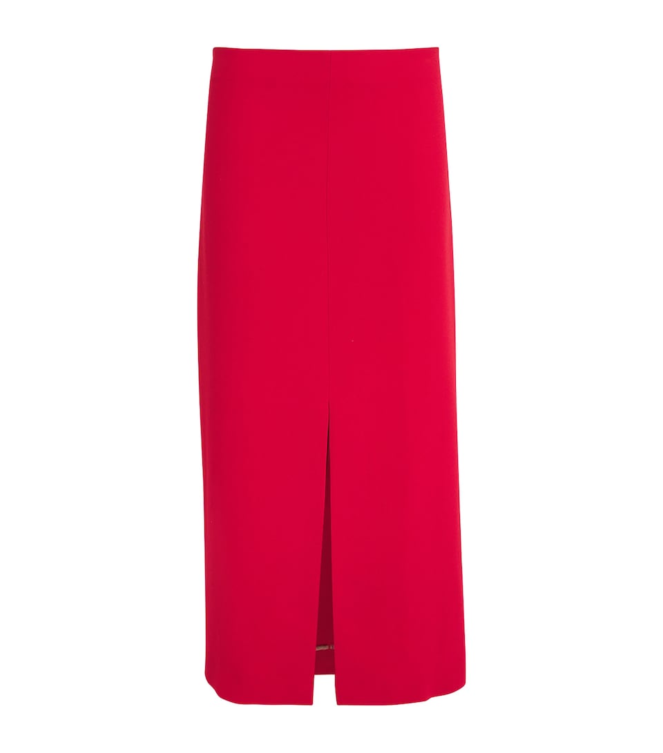 Crepe Midi Skirt