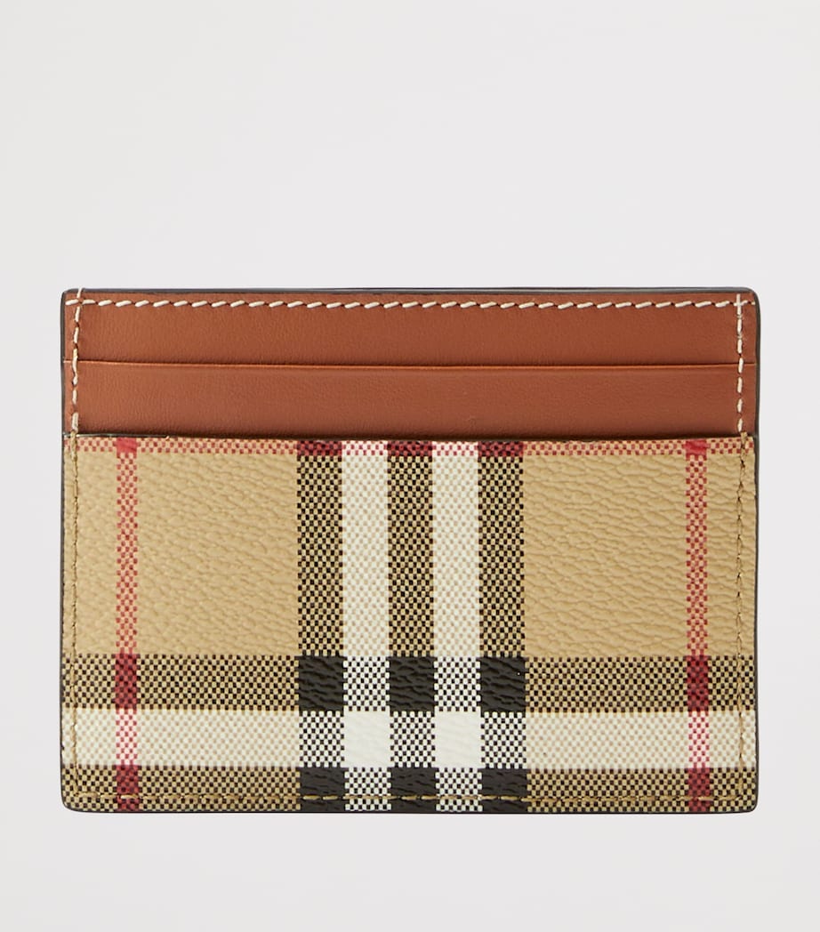 Check Card Holder VNTG CHK/BRIAR BROWN Image 2