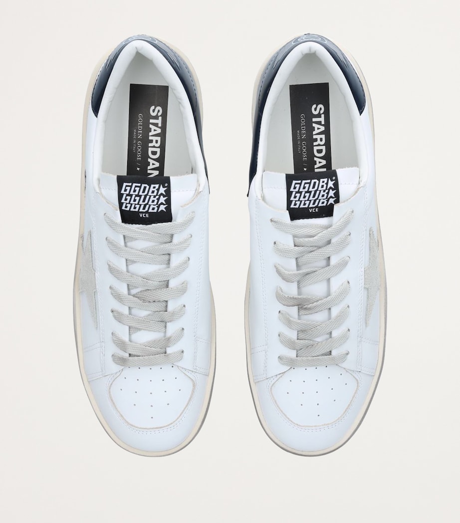 Golden Goose Leather Stardan Sneakers White/blk Image 4