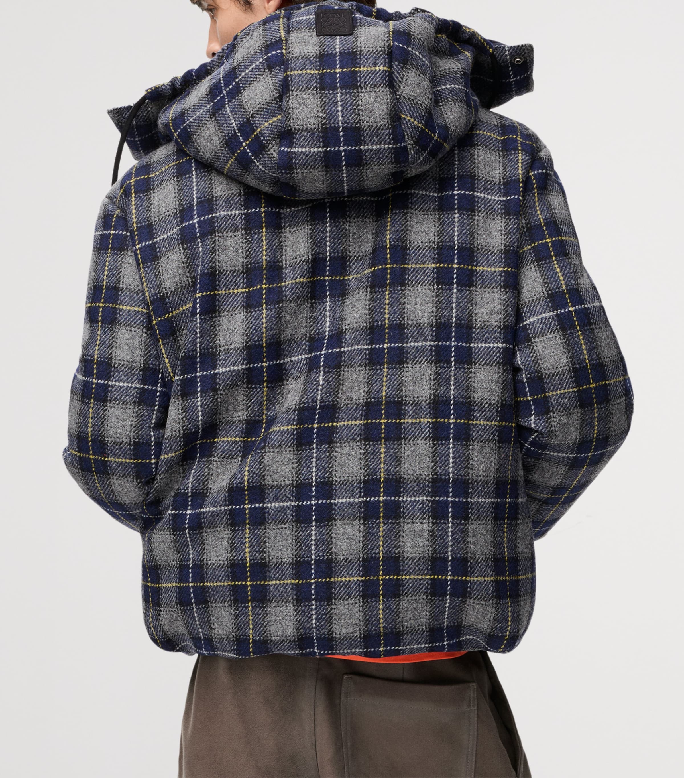 Wool-Blend Hooded Jacket DARK NAVY BLUE Image 4