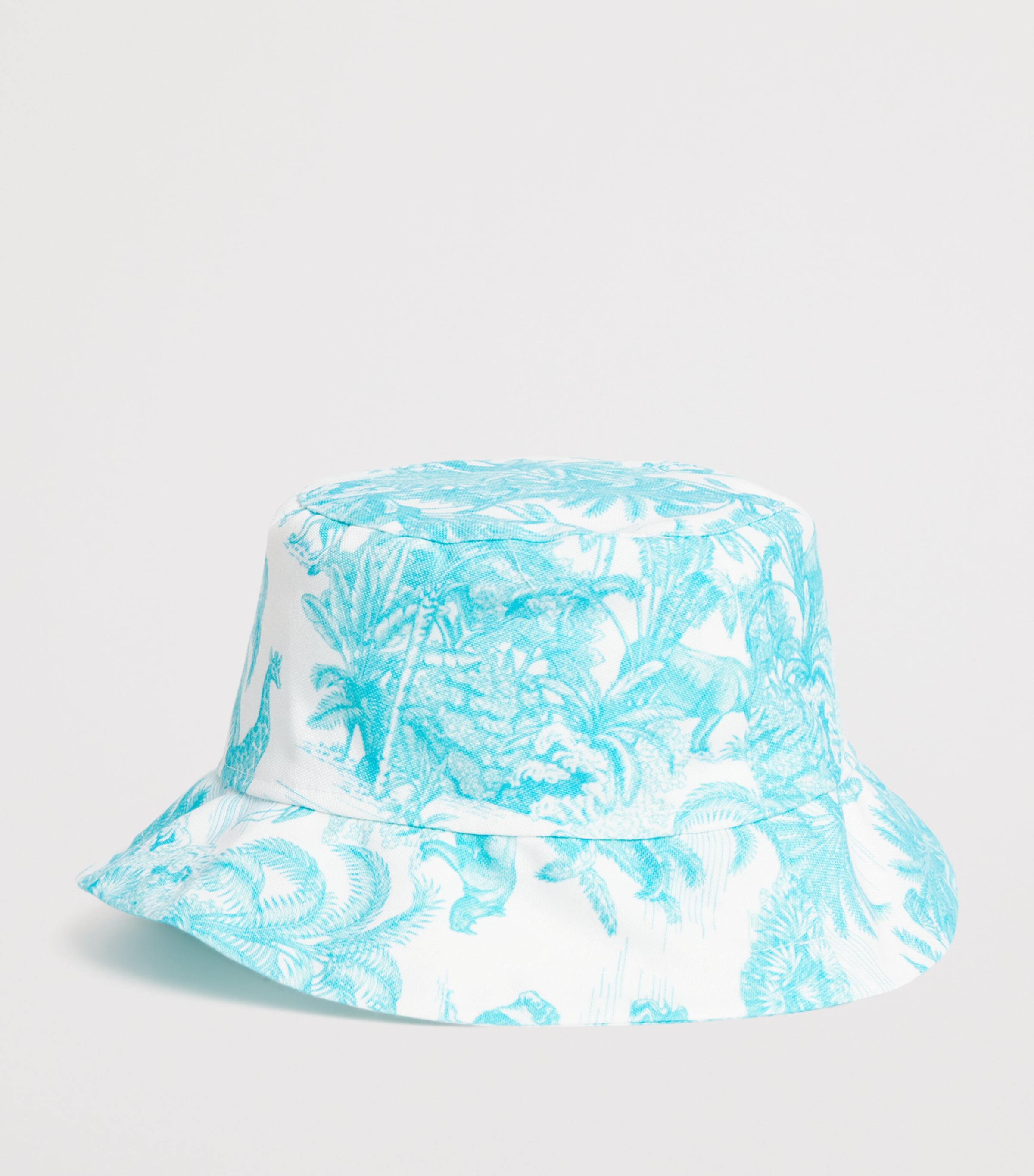 Jungle Print Bucket Hat JUNGLE TURQUOISE Image 2