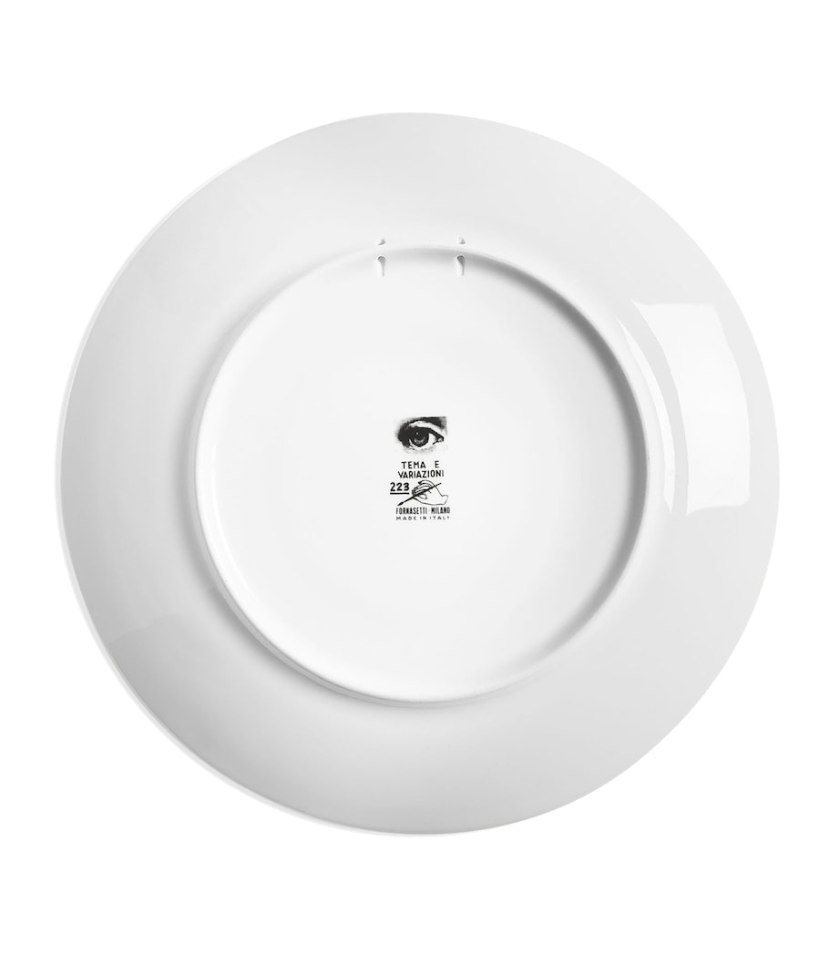 Fornasetti Tema e Variazioni No. 223 Wall Plate (26cm) Image 4