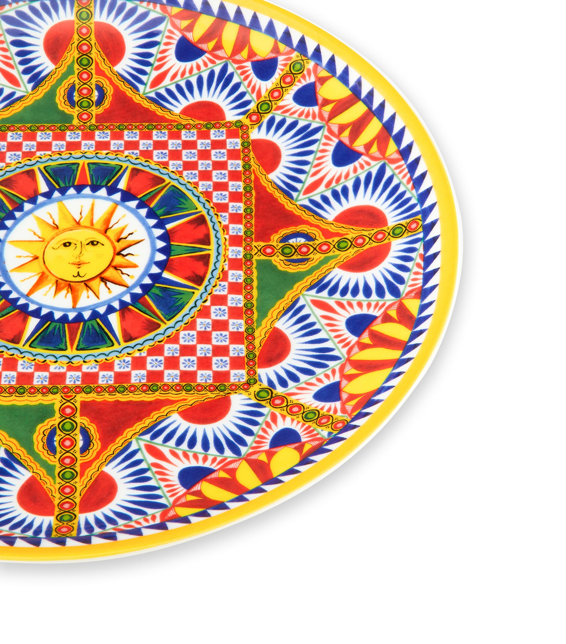 Dolce&Gabbana Casa Set of 2 Carretto Plates (26cm) Sole F Do Carr Image 5