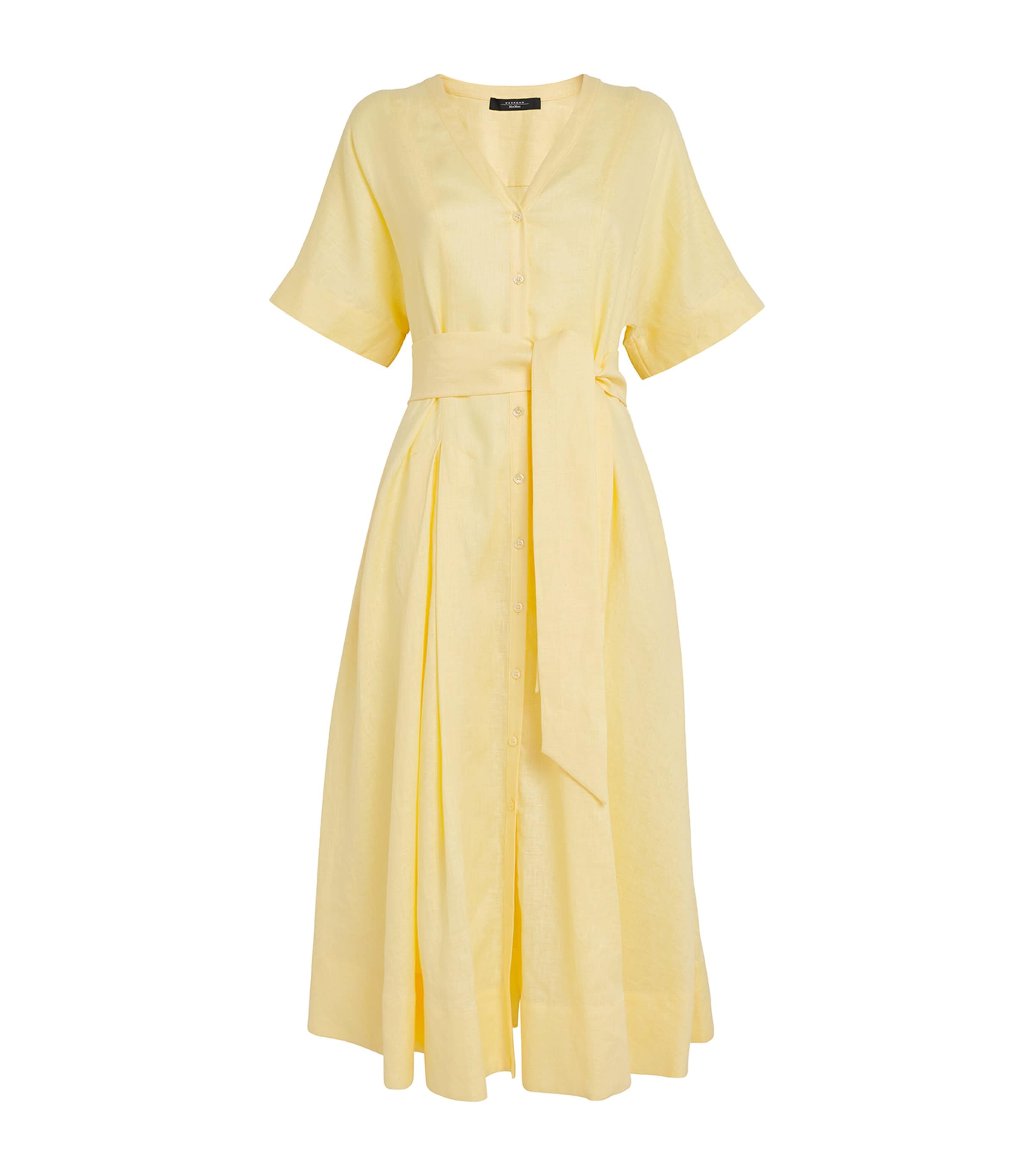 Weekend Max Mara Linen Midi Dress | Harrods US