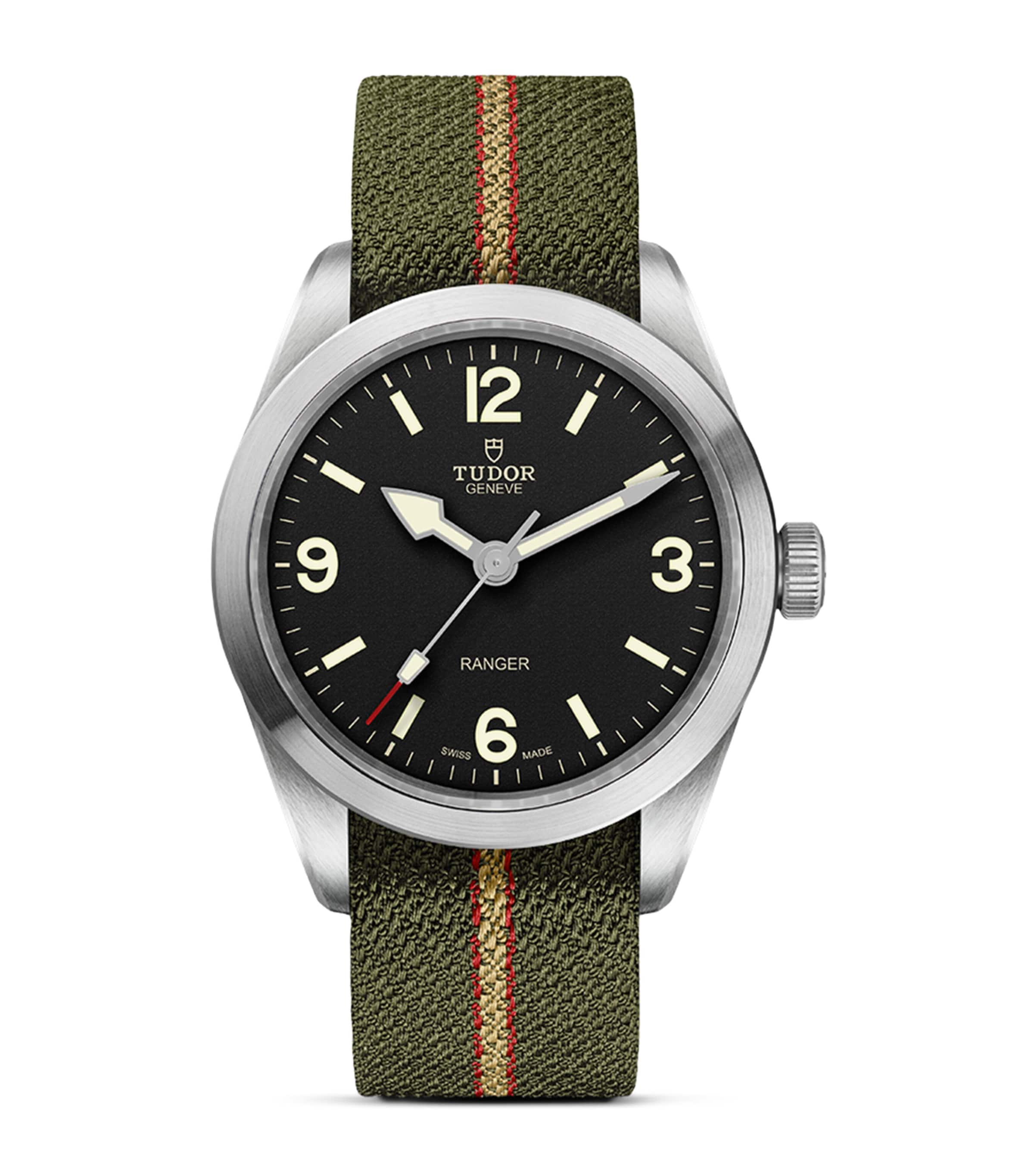 TUDOR Ranger Stainless Steel Watch 39mm Black Image 1