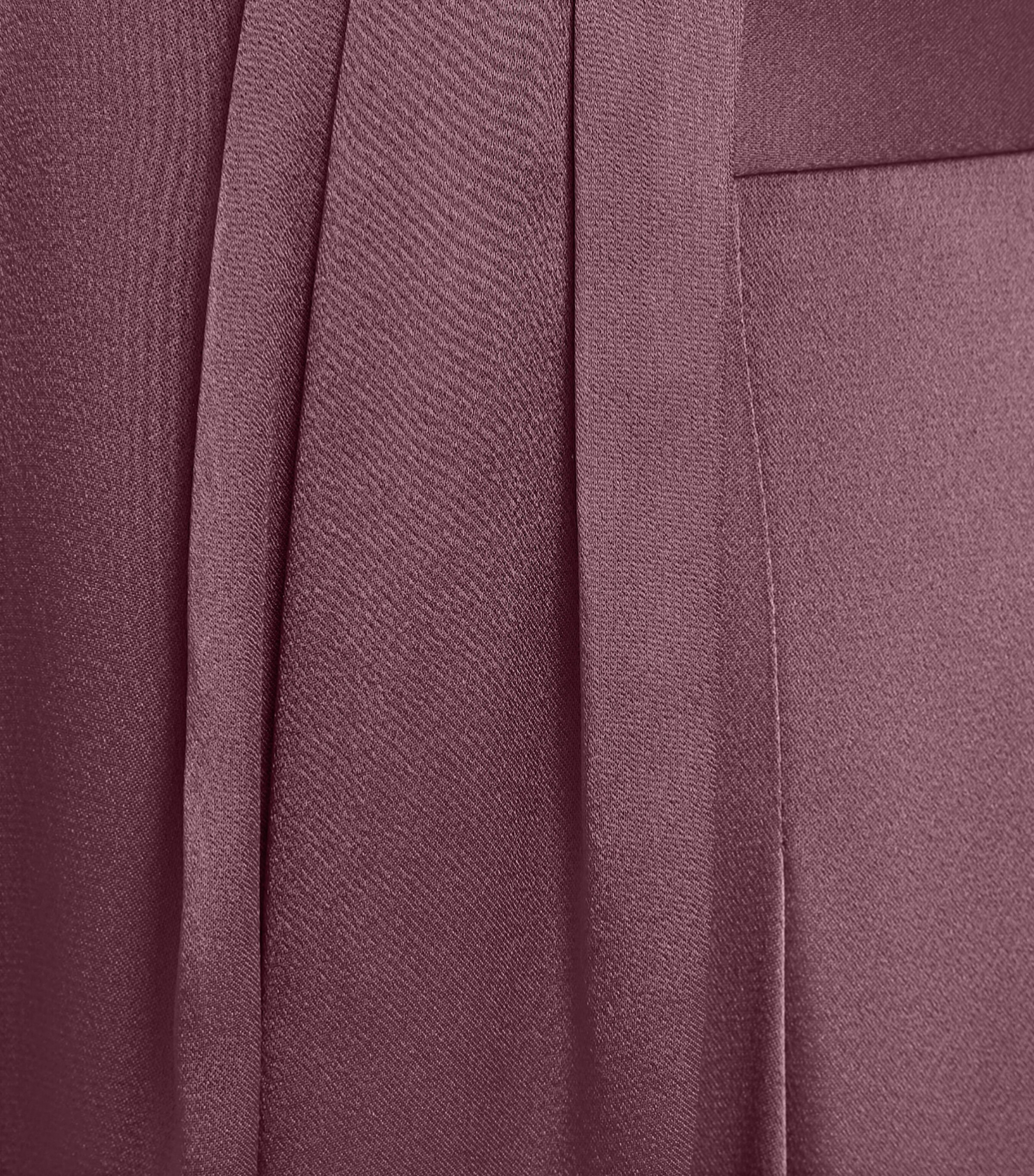 LAPOINTE Womens Satin Wide-Leg Trousers Dark Mauve Image 6
