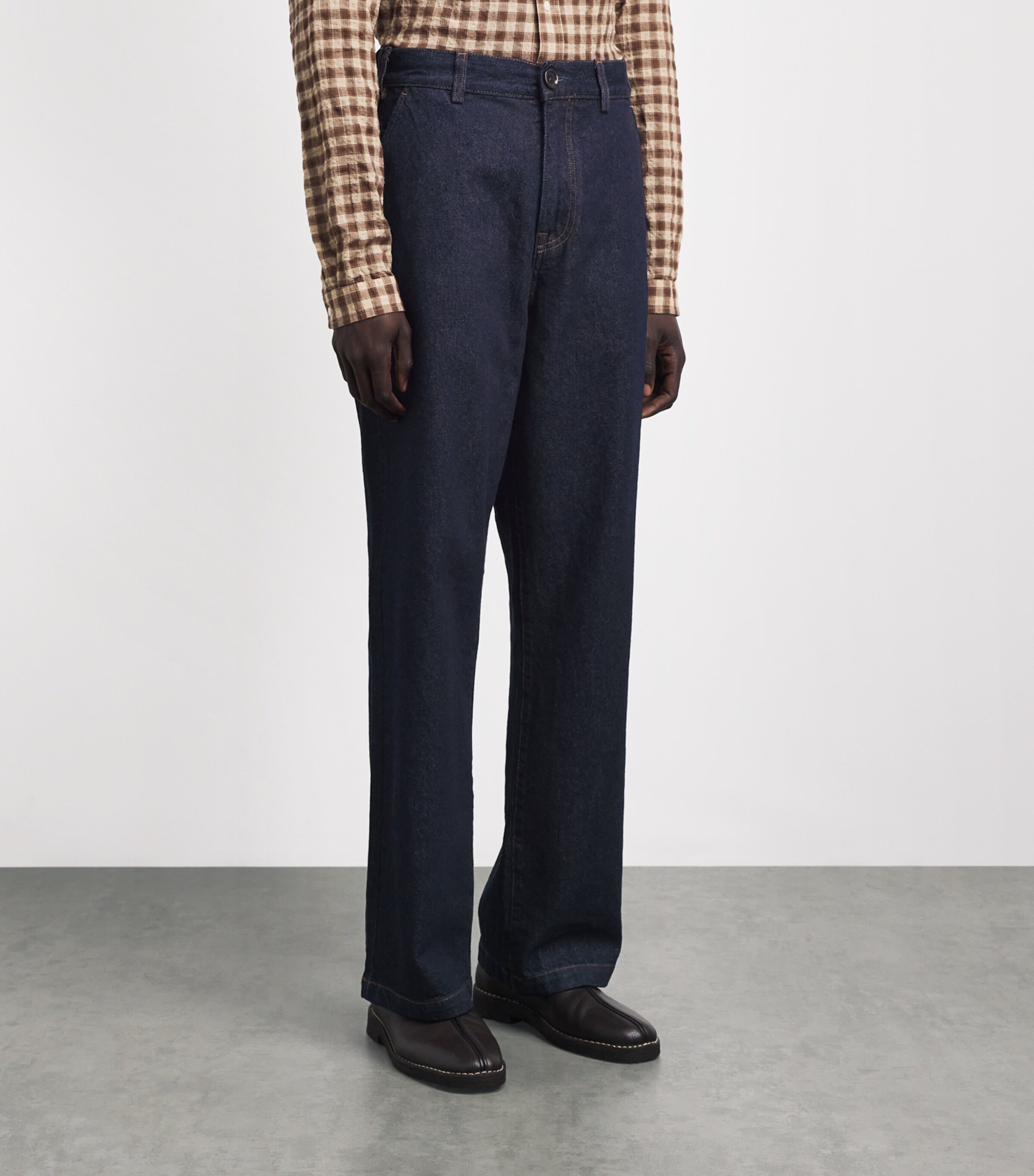 Oliver Spencer Mens Westall Denim Utility Trousers Denim Image 4