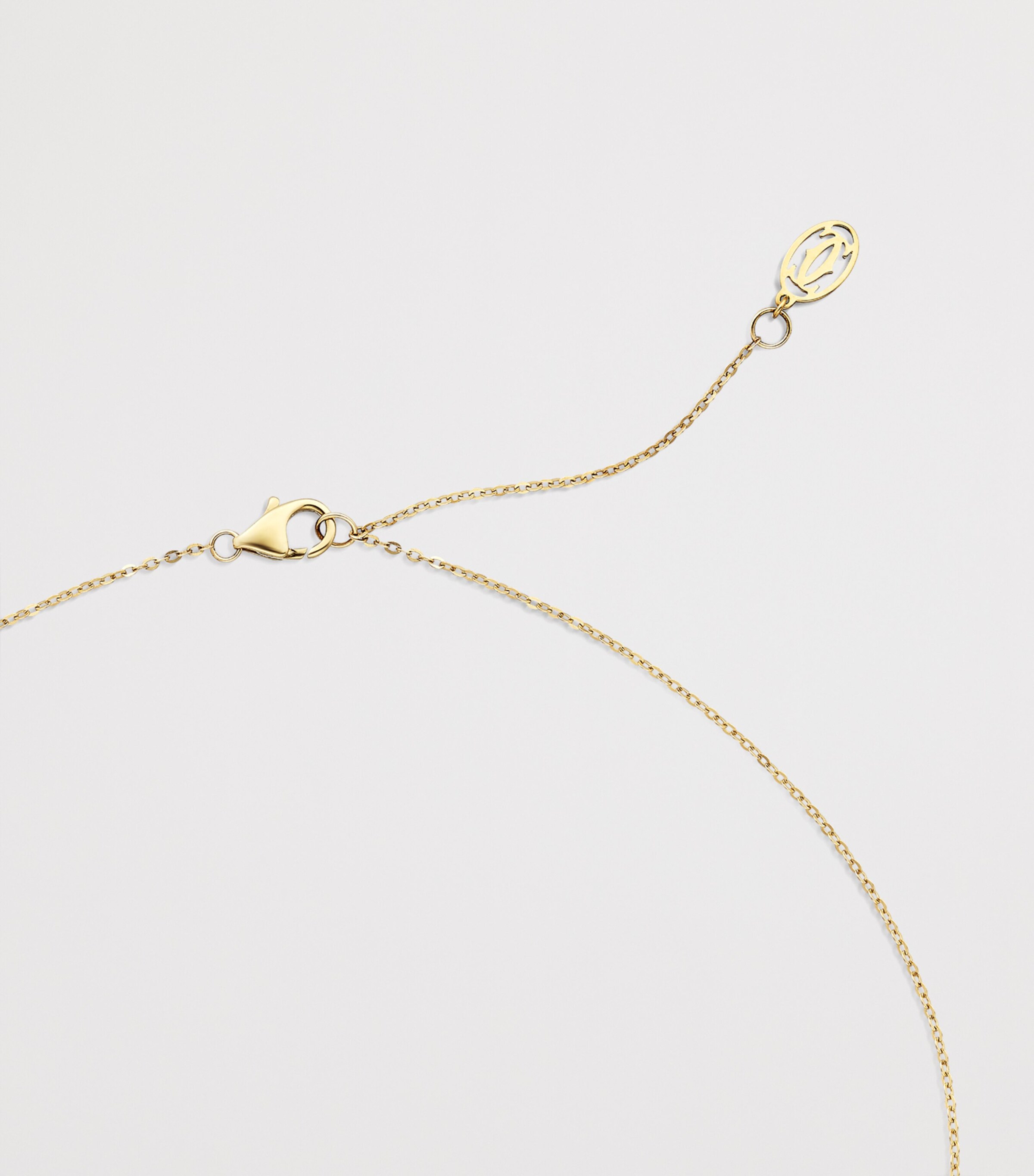 Cartier Yellow, White, Rose Gold and Diamond Trinity Pendant Necklace Mixed Gold Image 7
