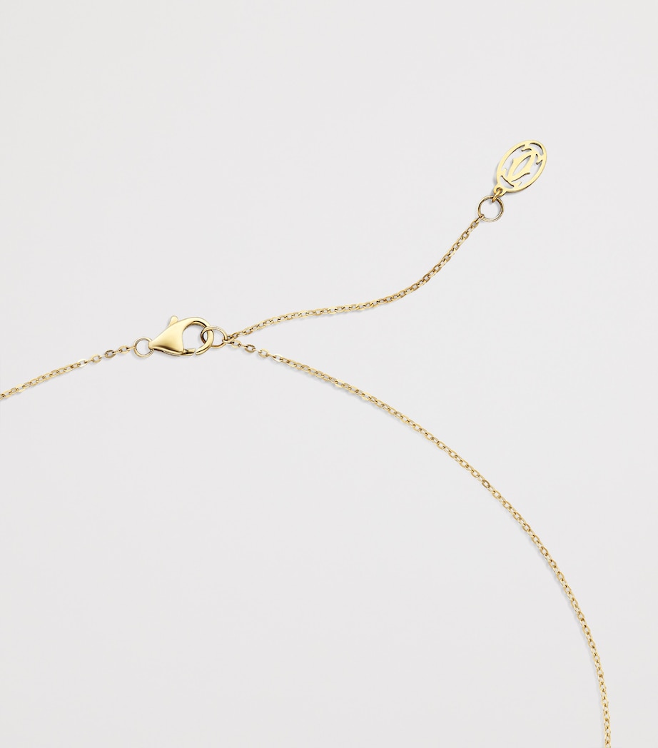 Cartier Yellow, White, Rose Gold and Diamond Trinity Pendant Necklace Mixed Gold Image 7