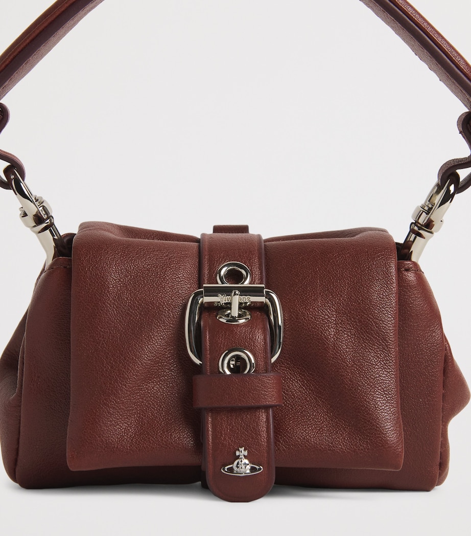 Vivienne Westwood Leather Hazel Treasure Charm Bag Brown Image 7