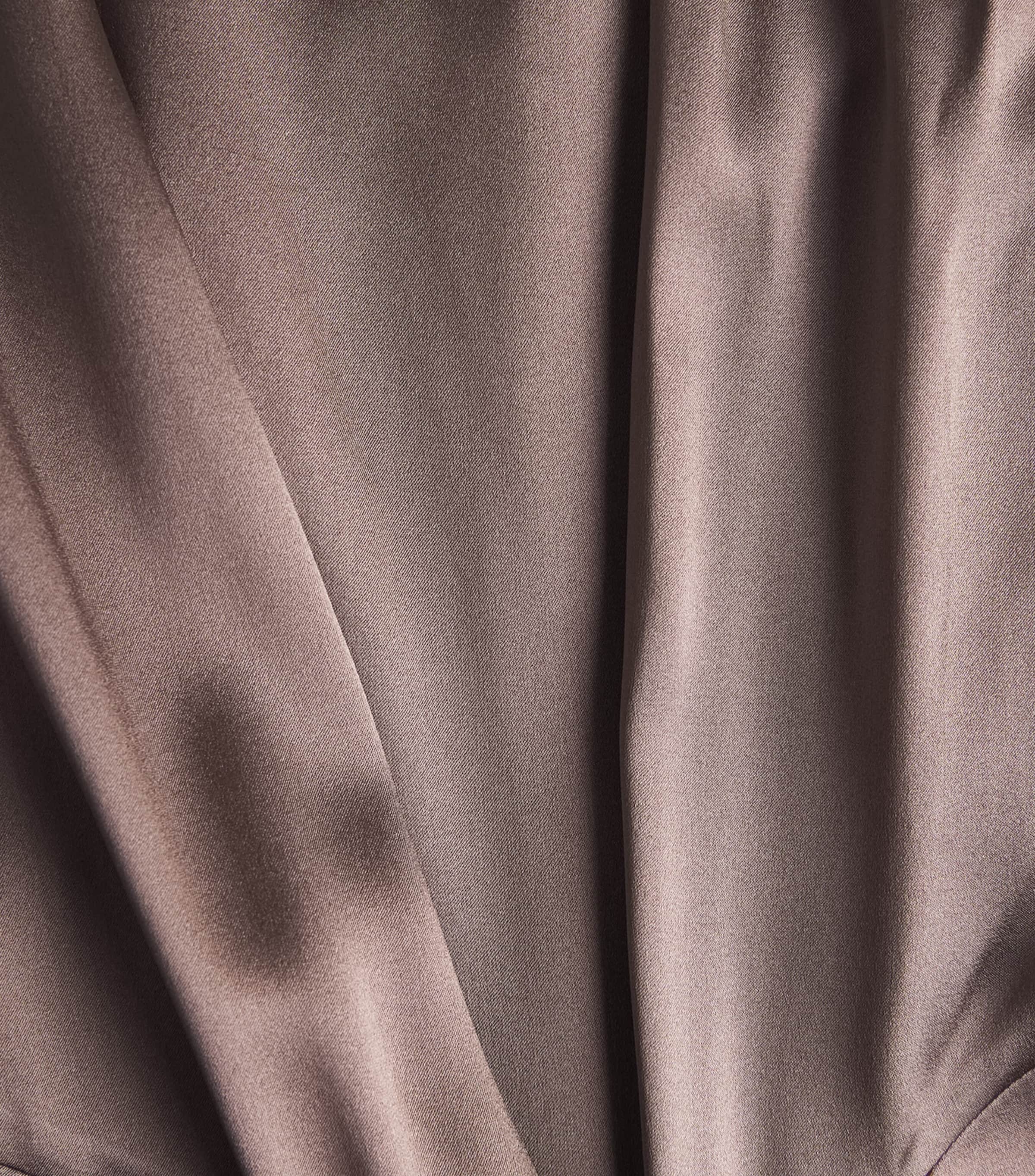 STAUD Womens Silk-Blend Jaelyn Maxi Dress Mink Mink Image 6