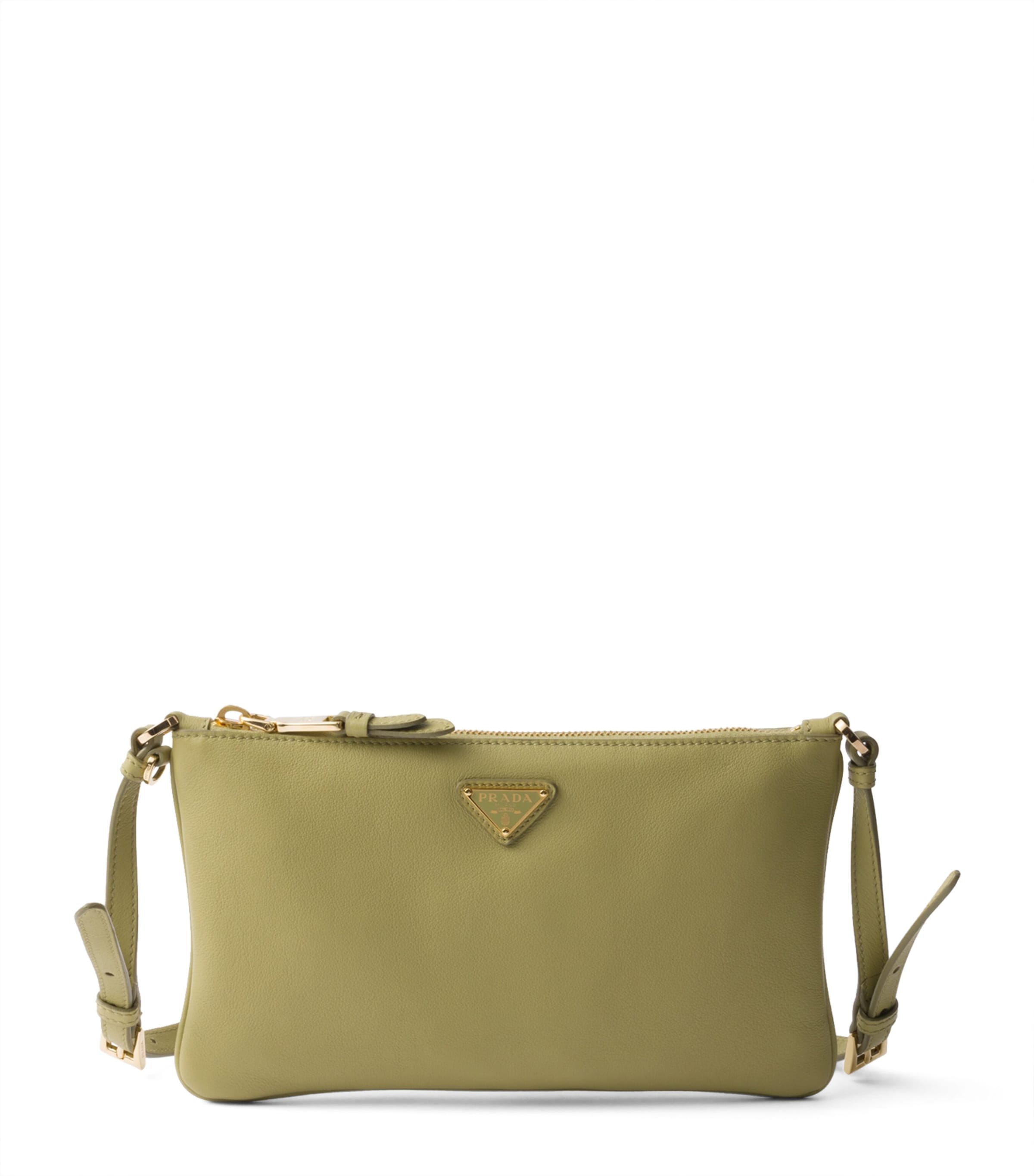 Leather Triangle Pouch F0362 Image 1