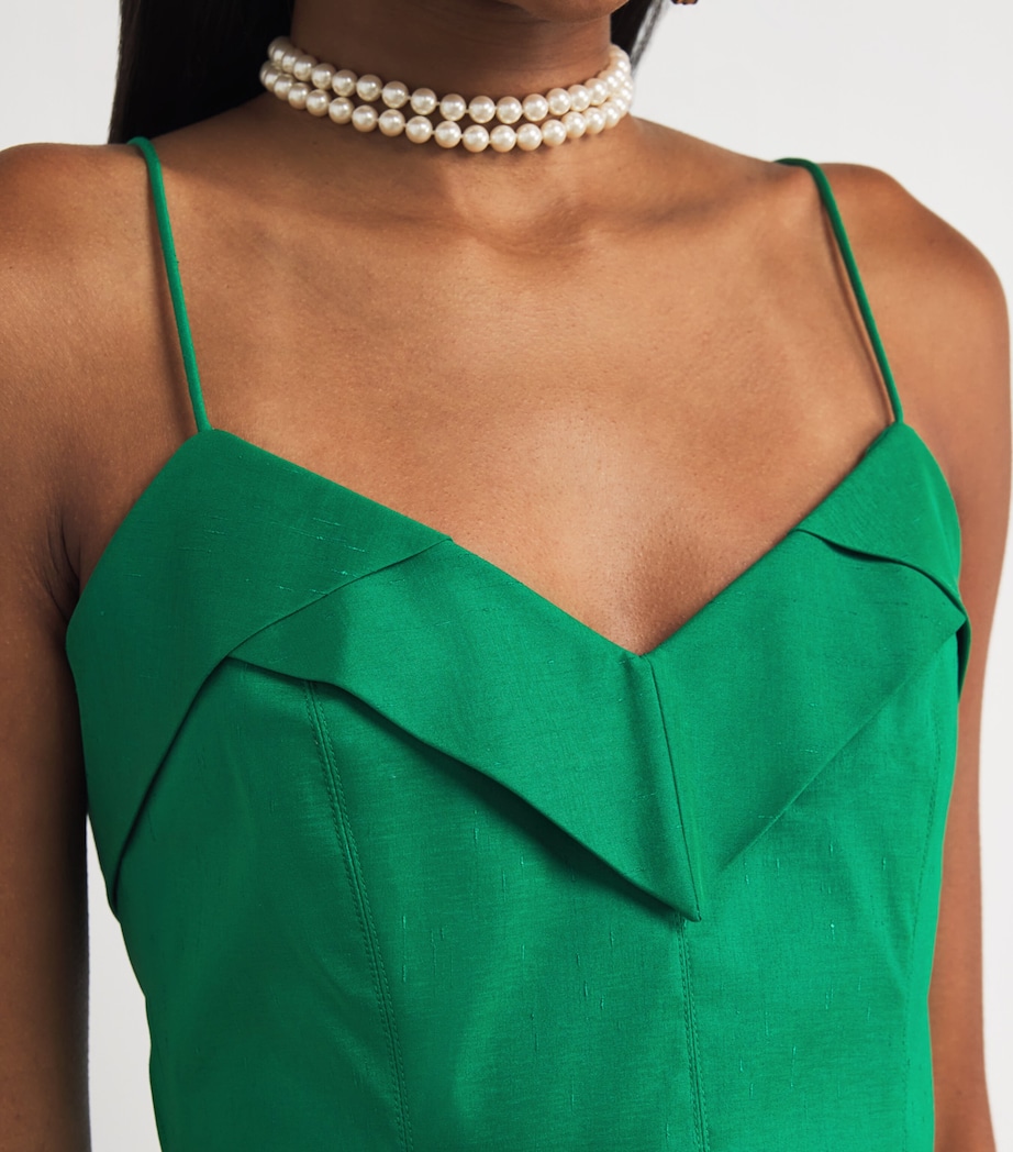 Rebecca Vallance Green Off-The-Shoulder Bailey Maxi Dress | Harrods NZ Rebecca Vallance Green Off-The-Shoulder Bailey Maxi Dress | Harrods NZ