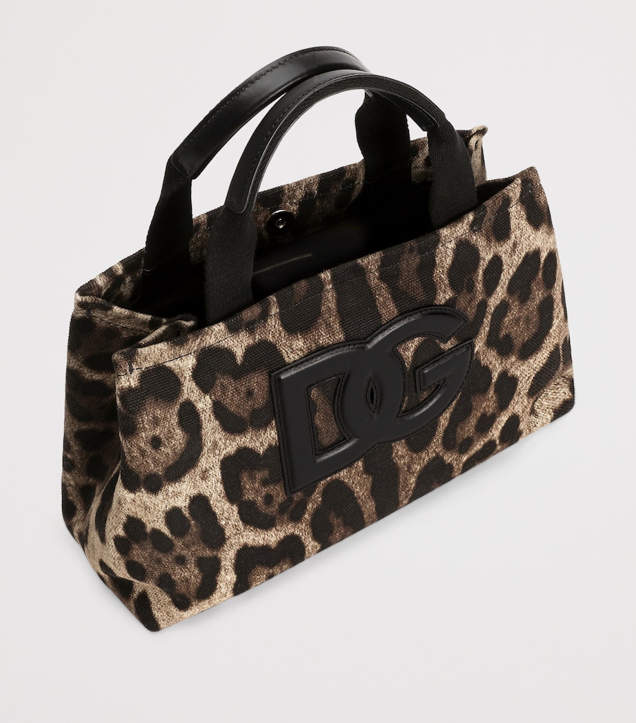 Dolce&Gabbana Kids Leopard Print Top-Handle Bag N Image 3