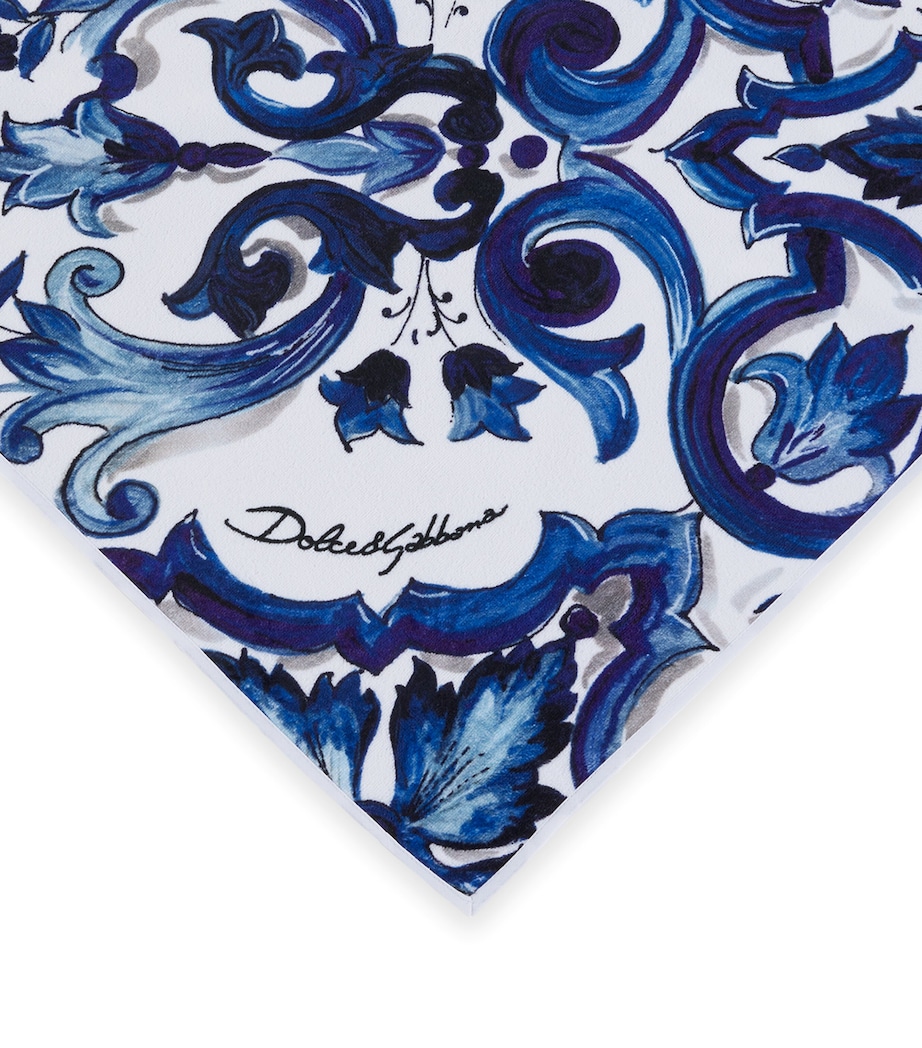 Blu Mediterraneo Hand Towel (60cmx 110cm) UB016MAIOLICA1 Image 3