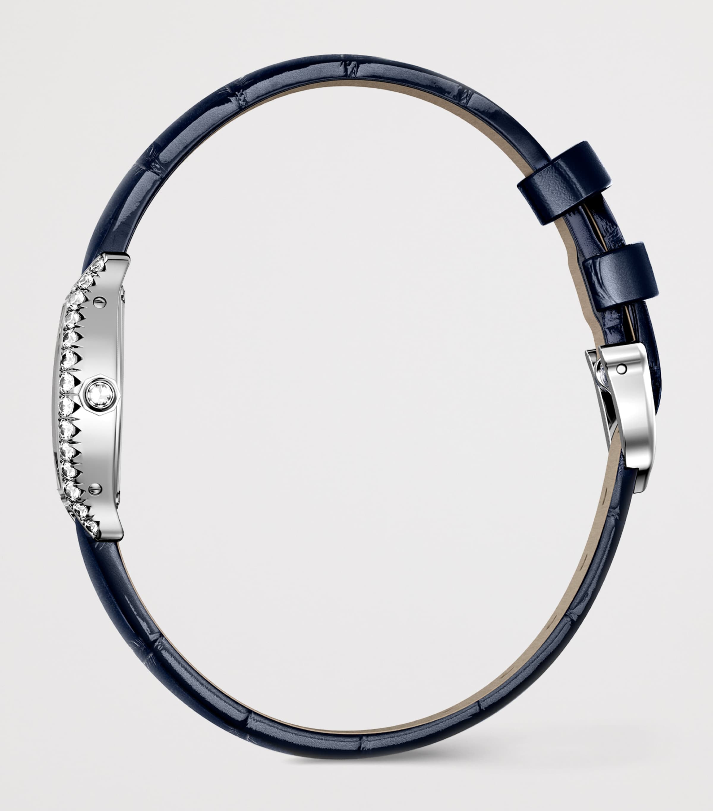 Cartier Mini White Gold and Diamond Tortue Watch 20.9mm White Gold Image 5
