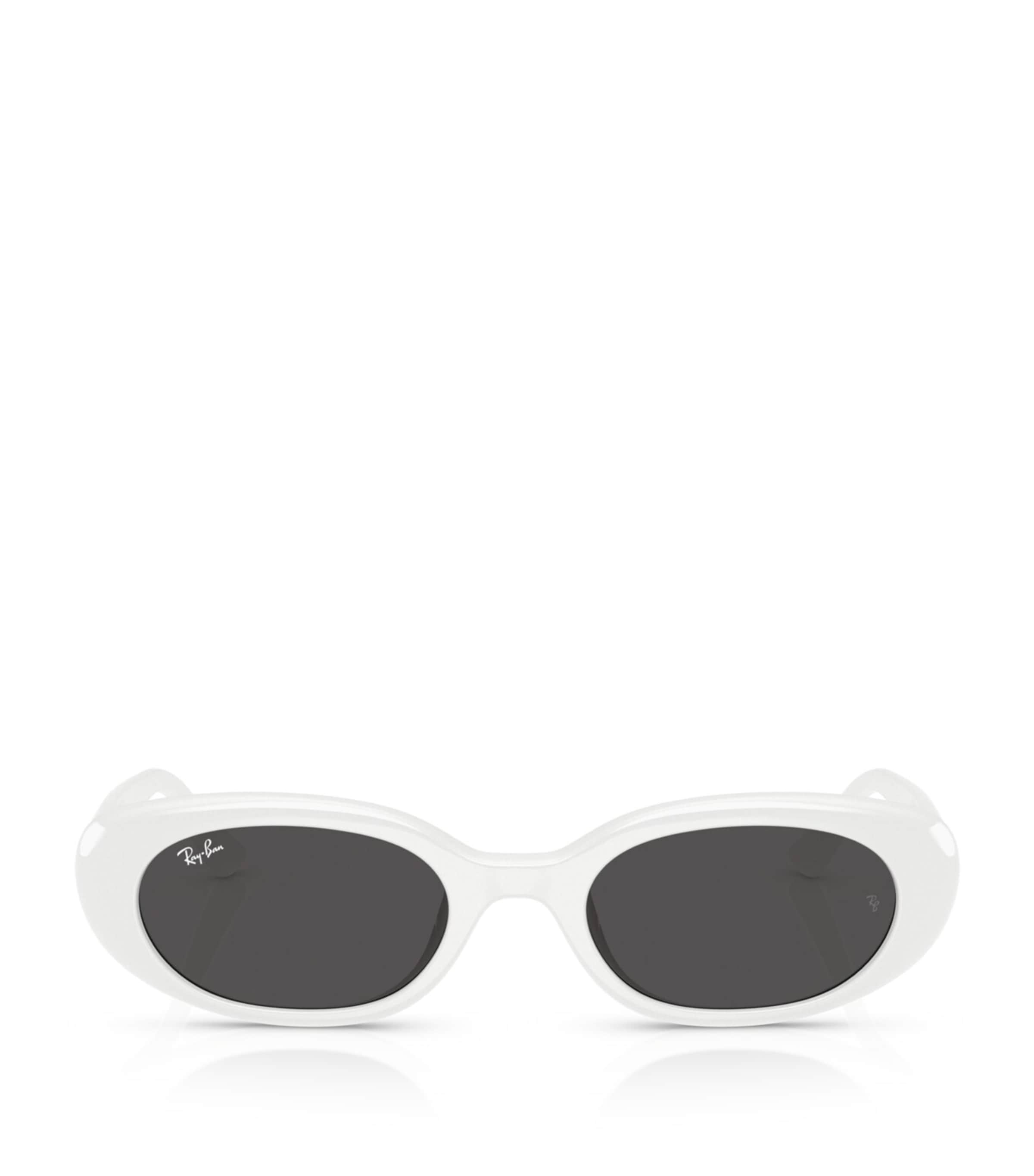 Ray Ban Rb4457d Bio-based Sonnenbrillen Weiss Fassung Grau Glas 55-19 In White