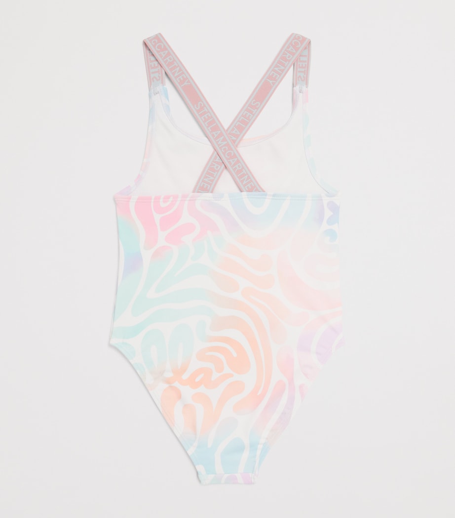 Stella McCartney Kids Tie-Dye Print Swimsuit (3-14+ Years) Image 2