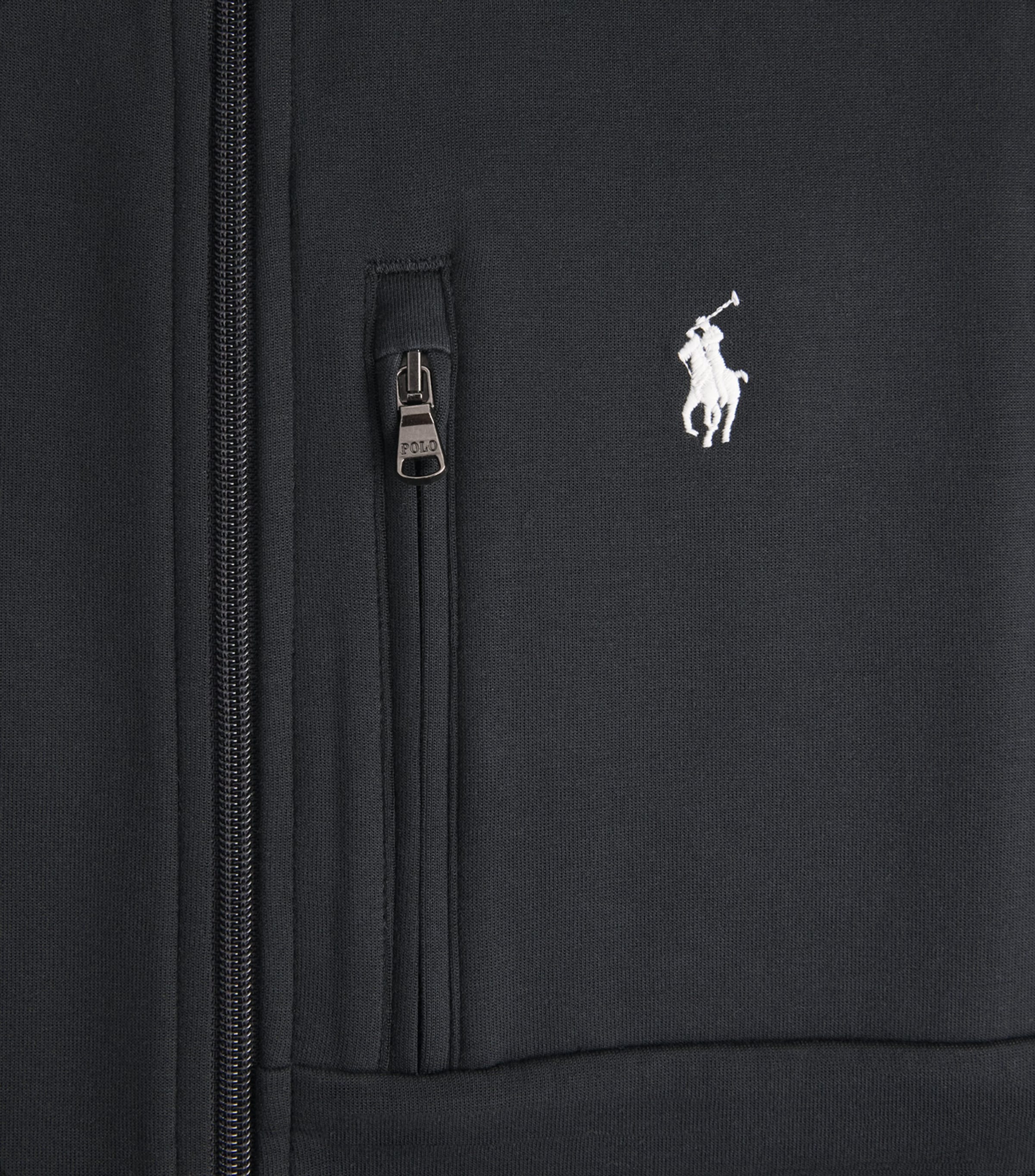 Polo Ralph Lauren Mens Cotton-Blend Double-Knit Gilet Polo Black Image 6