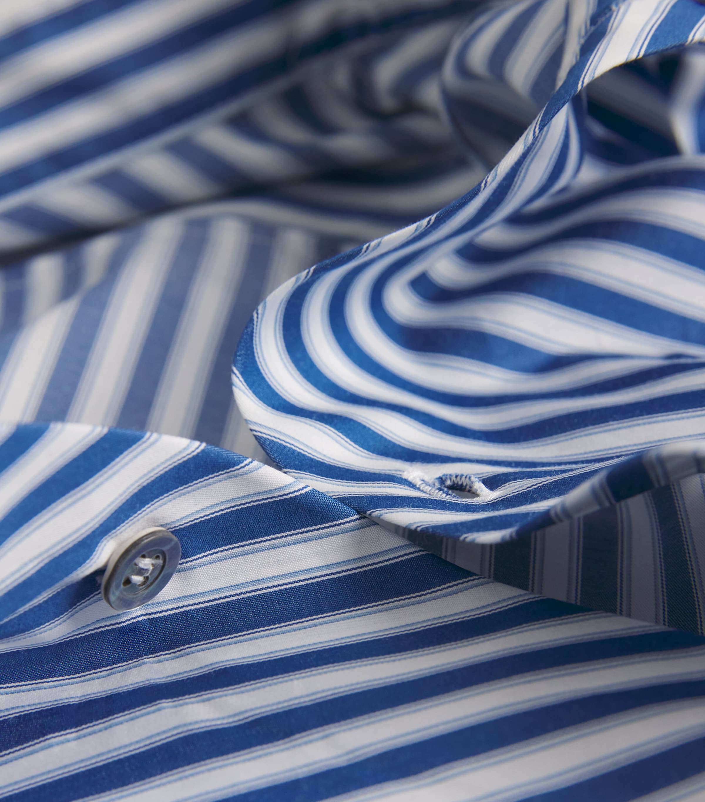 Stripe Wide A-Line Shirt INKY Image 5