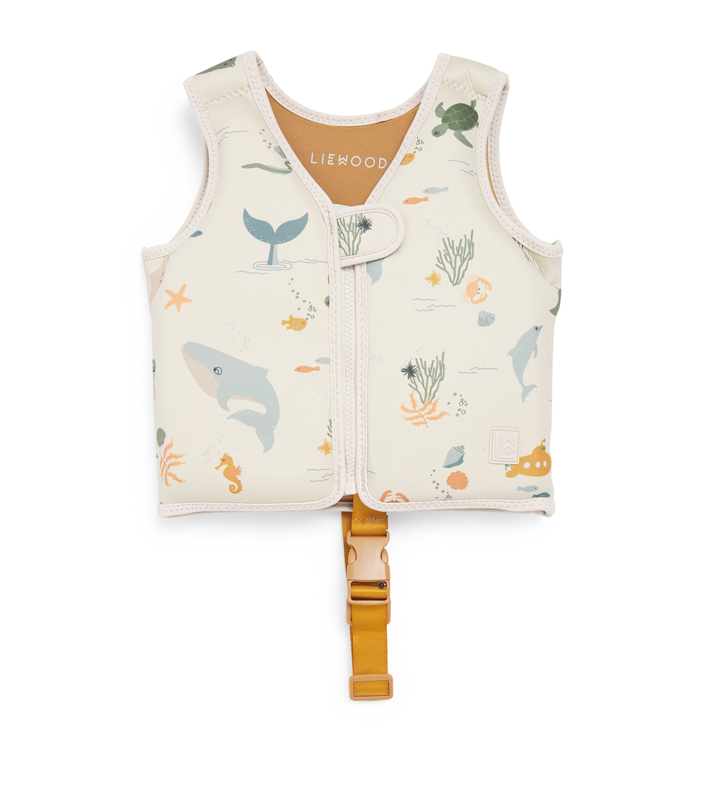 Liewood Printed Dove Swim Vest (12-36 Months) Sea Creature/sandy Image 1