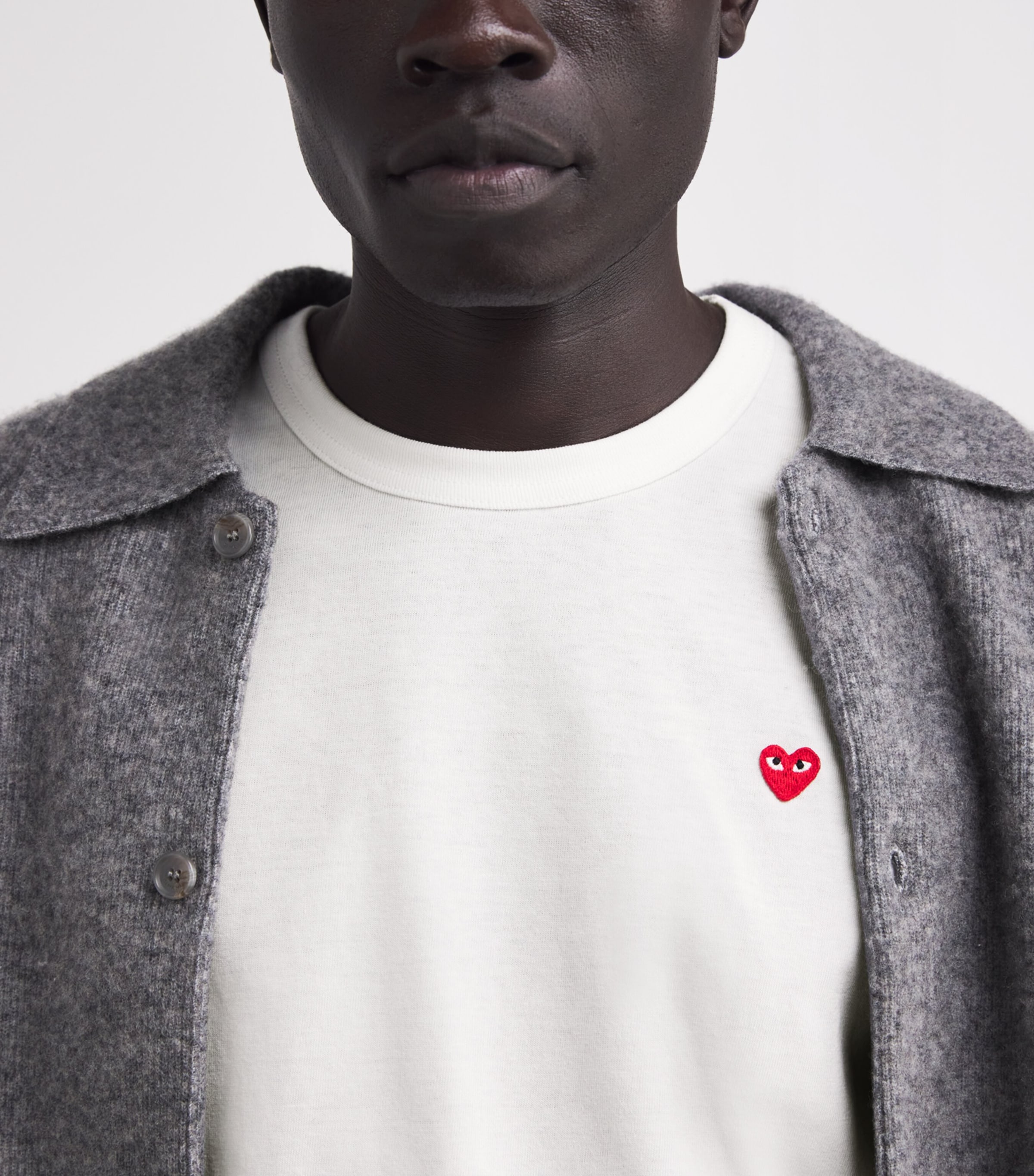 Heart Logo T-Shirt 2 WHITE Image 6