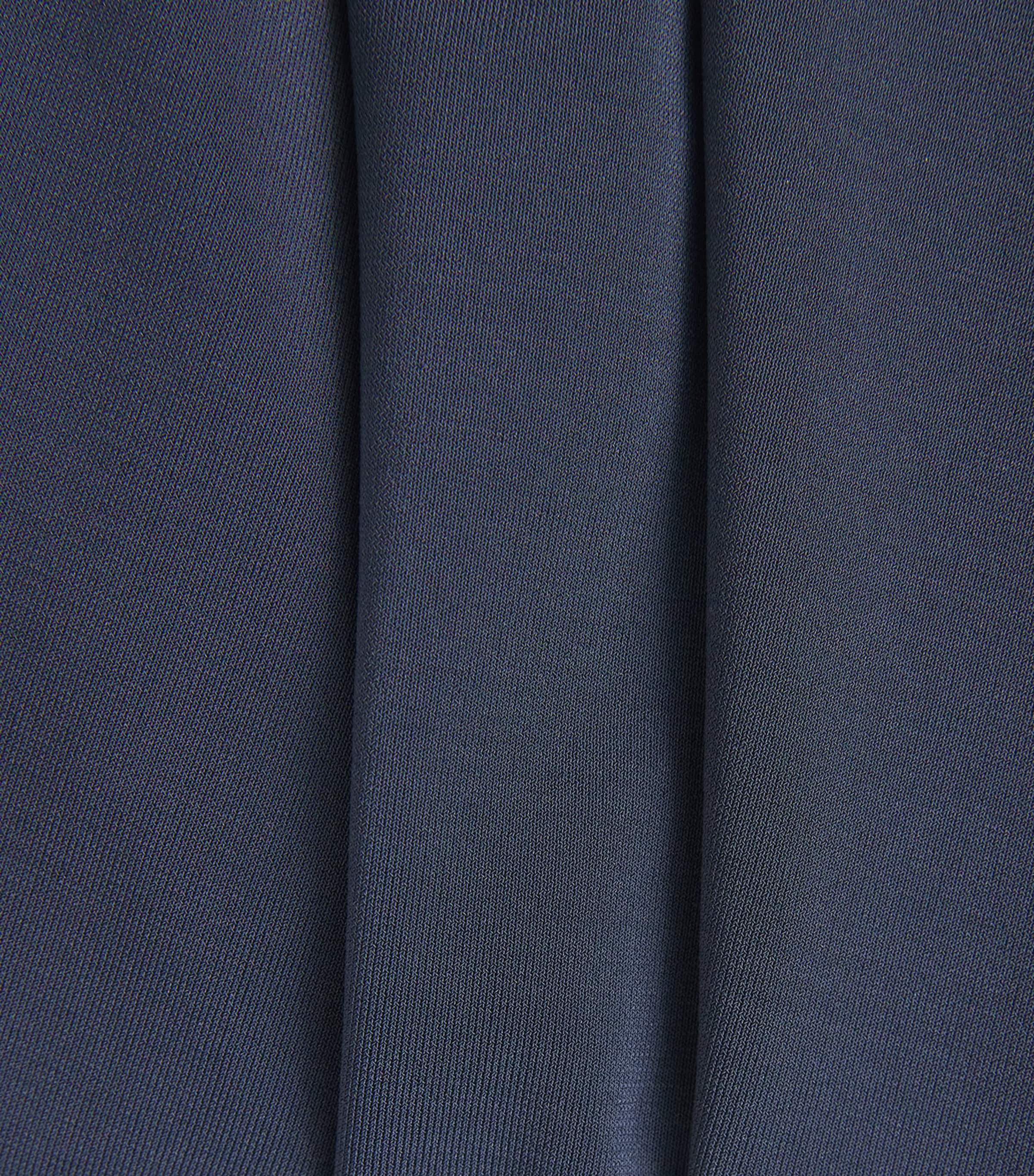 Issey Miyake Womens Drape Jersey Sleeveless Midi Dress Dark Navy Image 6