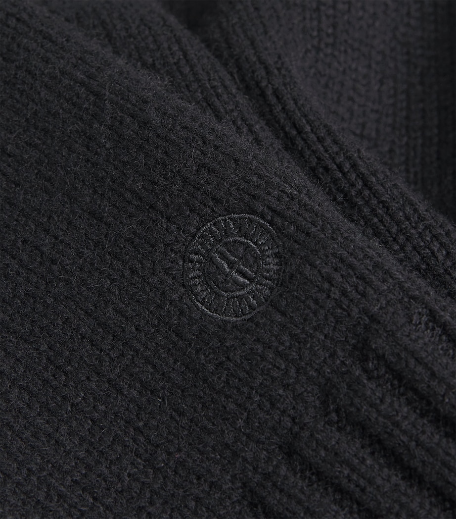 Cashmere Sleeveless Sweater BLACK Image 5