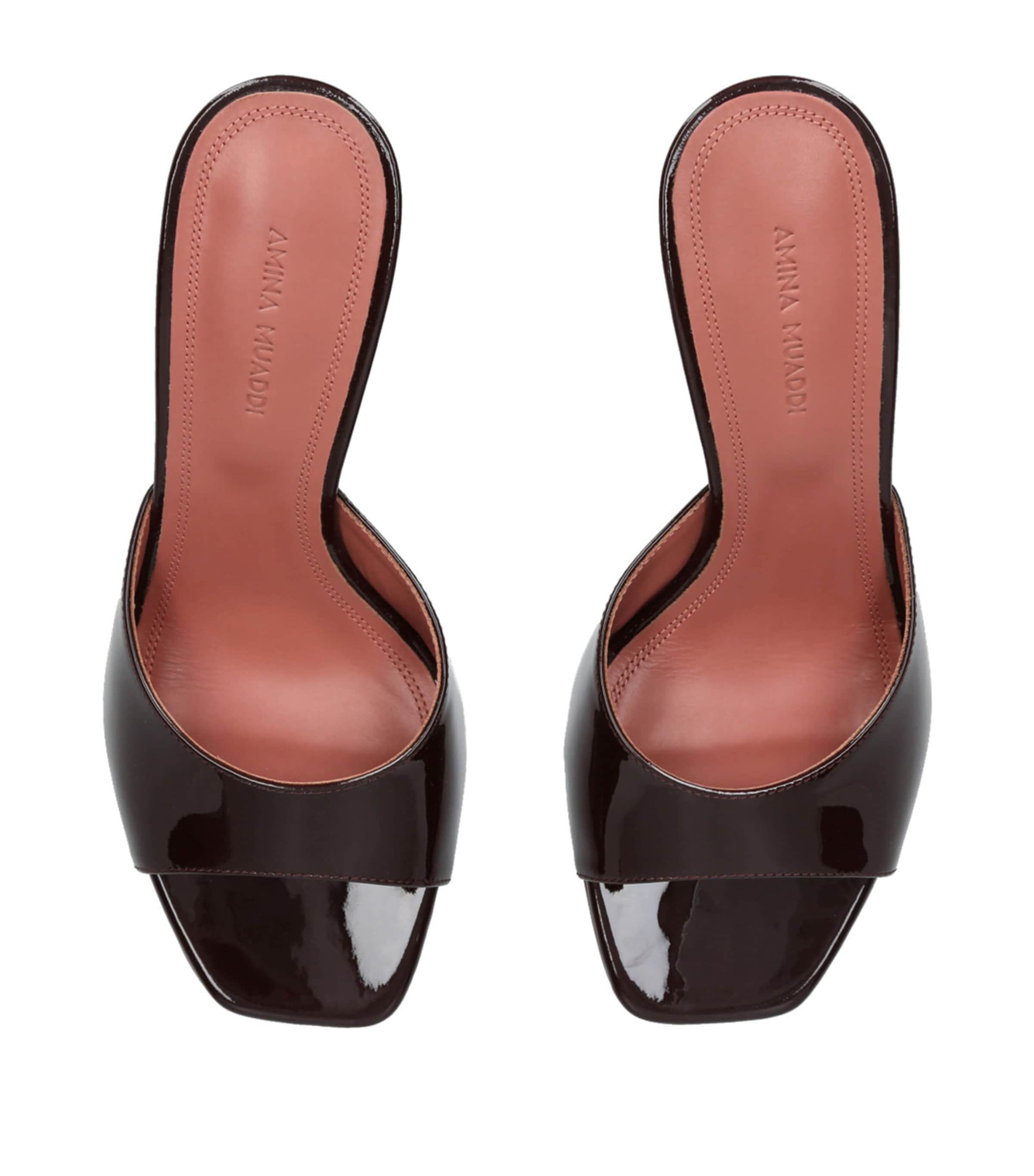 AMINA MUADDI ルピタ ミュール Amina Muaddi Patent Lupita Mules 70 | Harrods UK