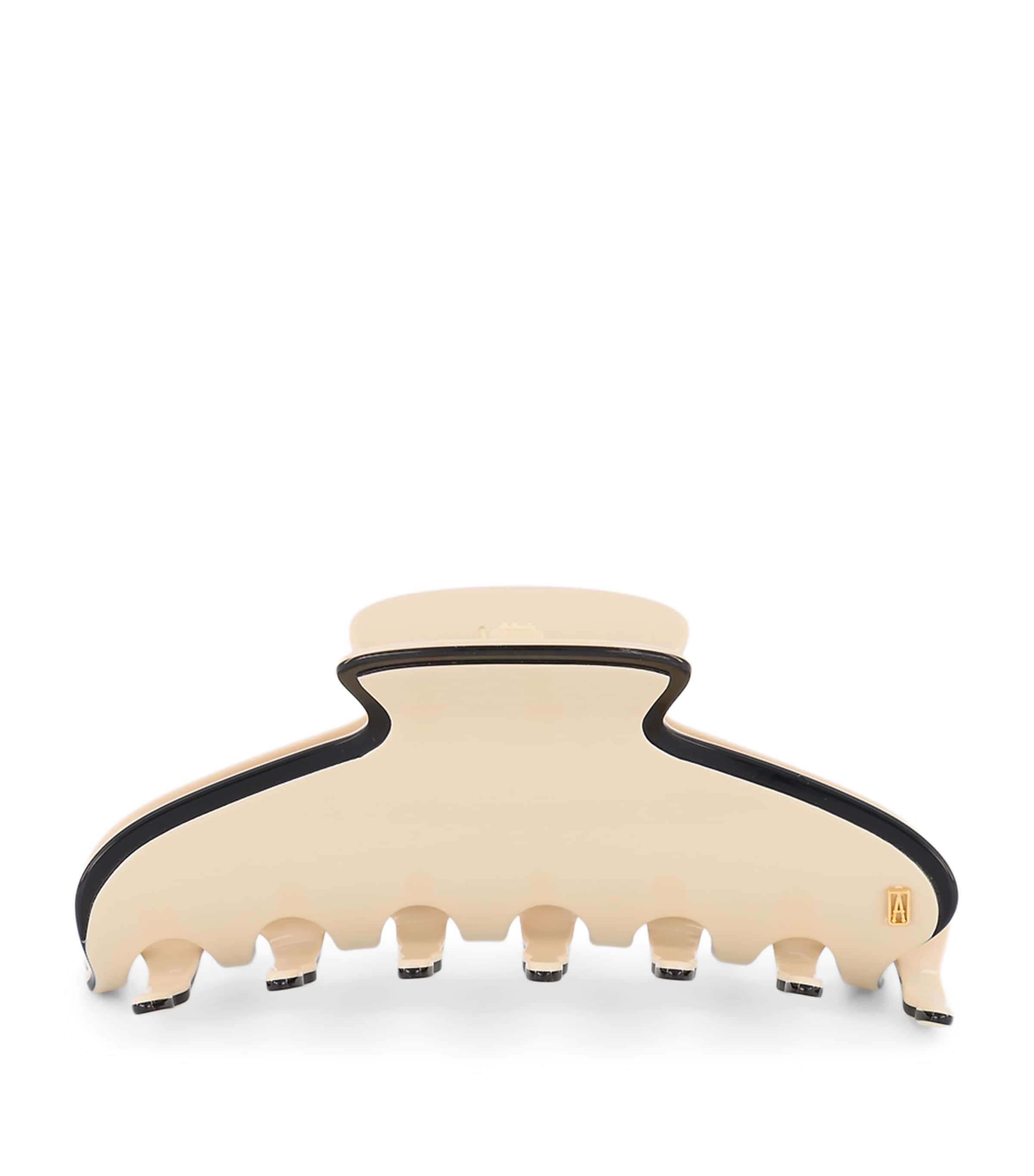 Alexandre De Paris Timeless Saint Honore Claw Hair Clip In Neutral