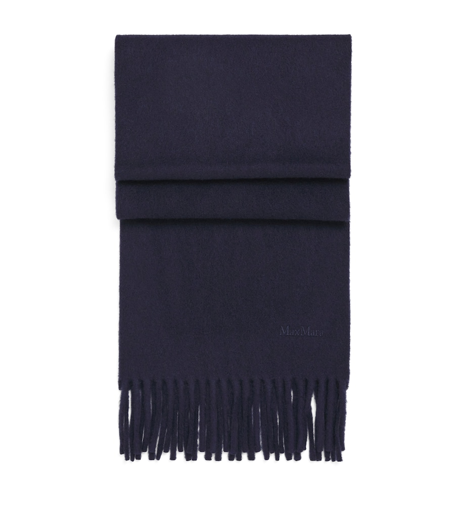 Wool Fringe Scarf MIDNIGHTBLUE Image 1