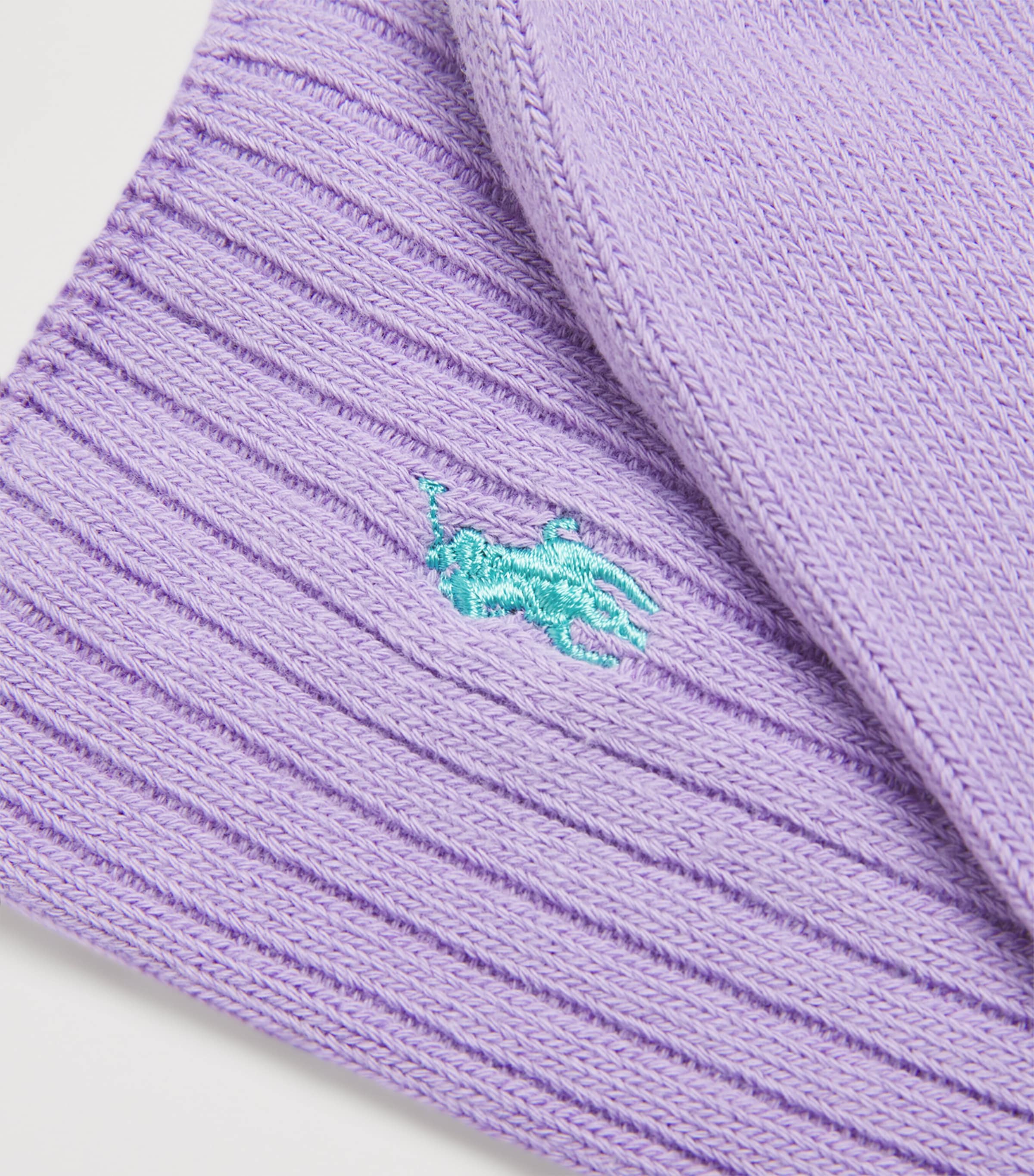 Cotton-Blend Classic Crew Socks PURPLE Image 2