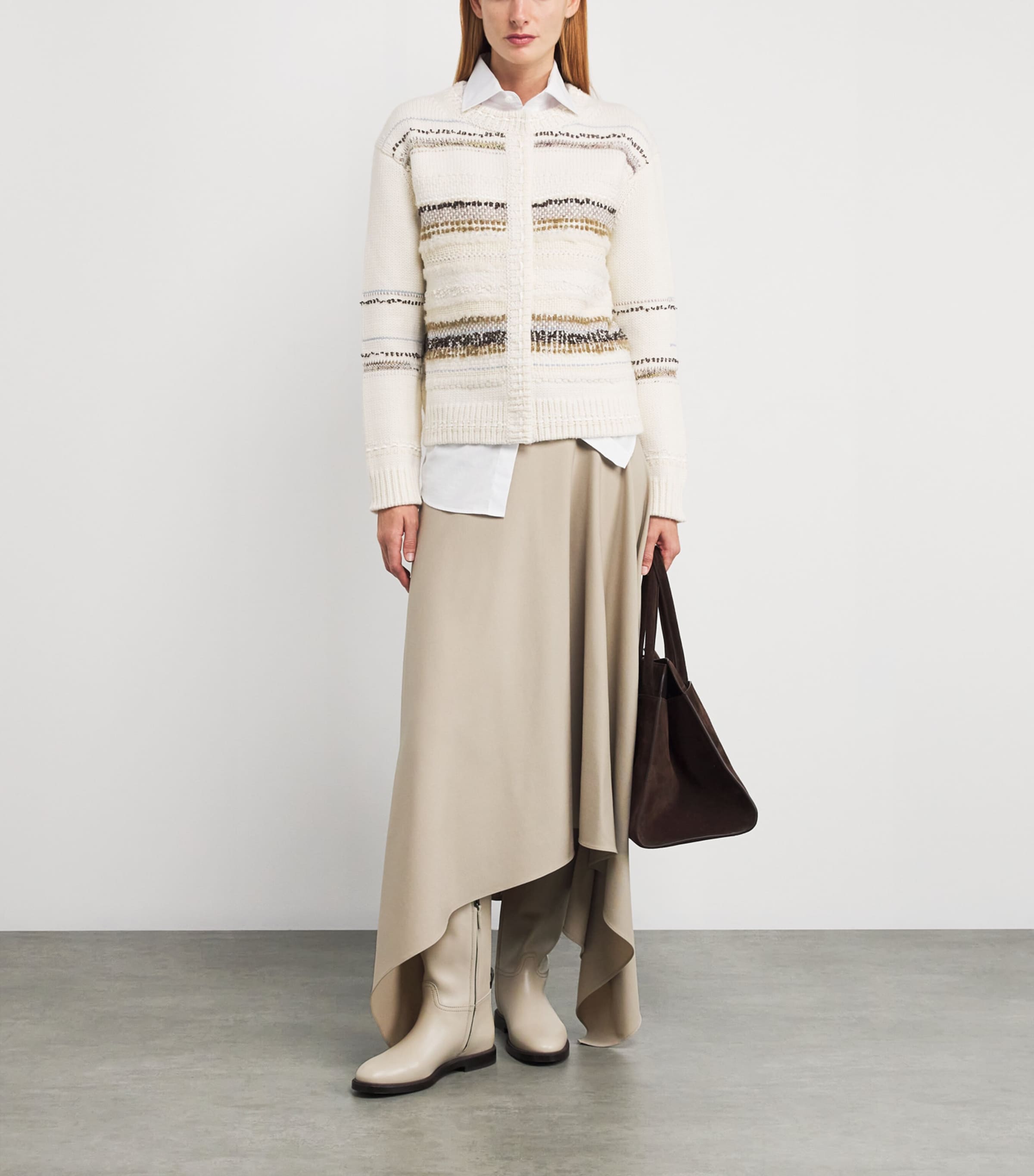 Stripe Cardigan 0002100 CLOUD MULTI Image 2