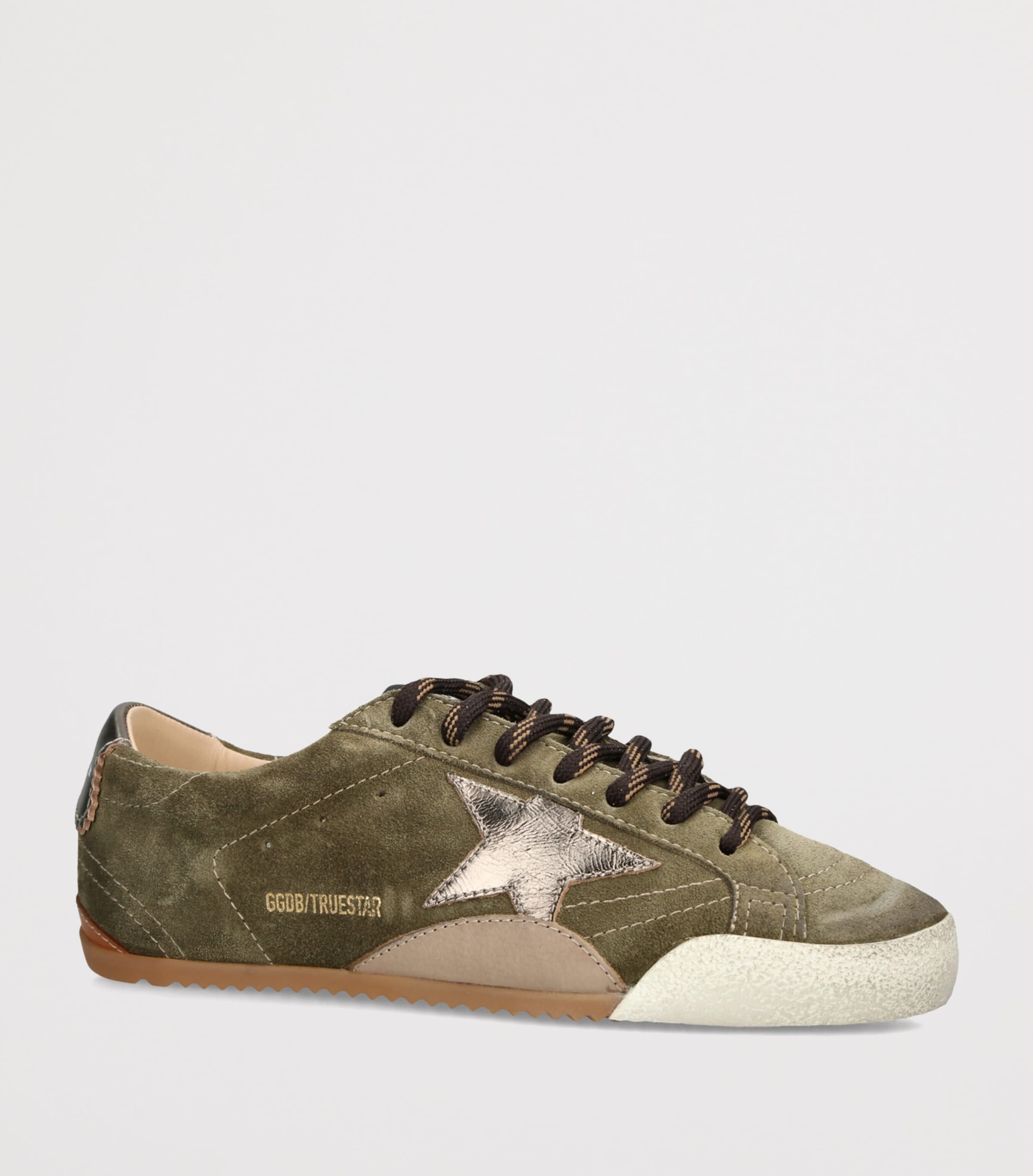 Golden Goose Suede True Star Sneakers Green Image 2