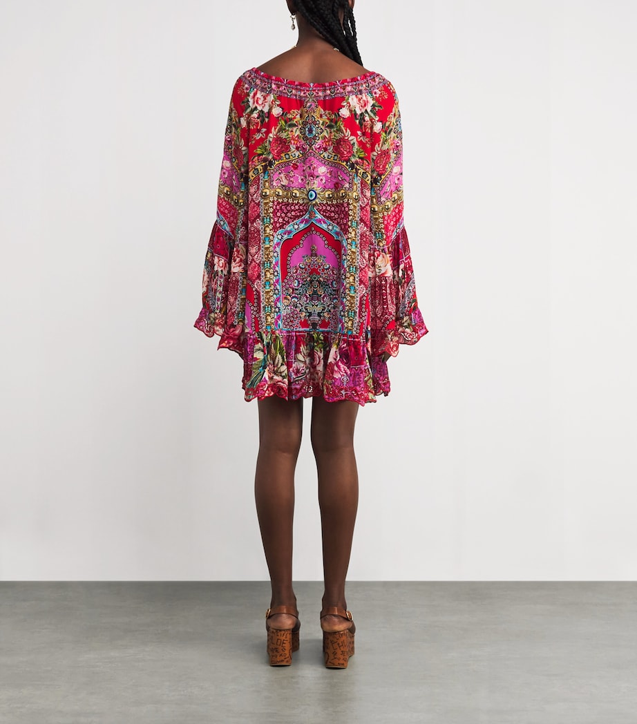 Silk A-Line Mini Dress HEIRLOOM EMPIRE HRMP Image 4