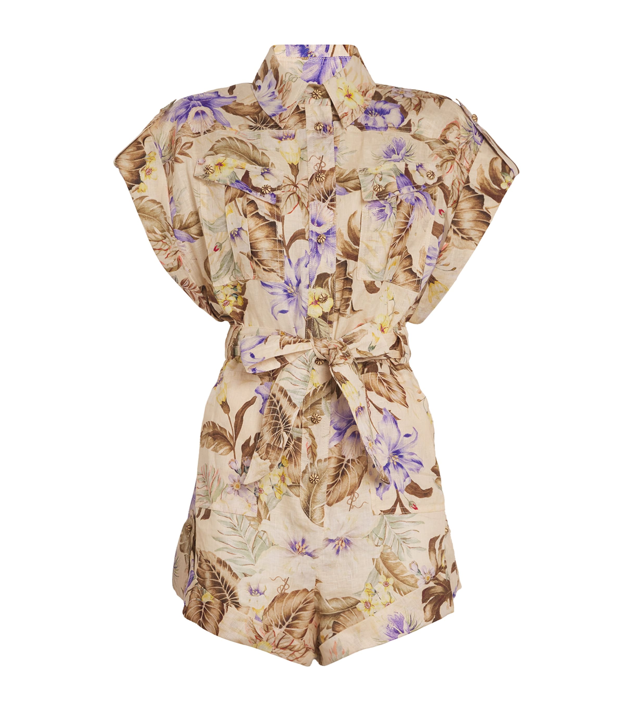 Zimmermann Linen Ascension Playsuit
