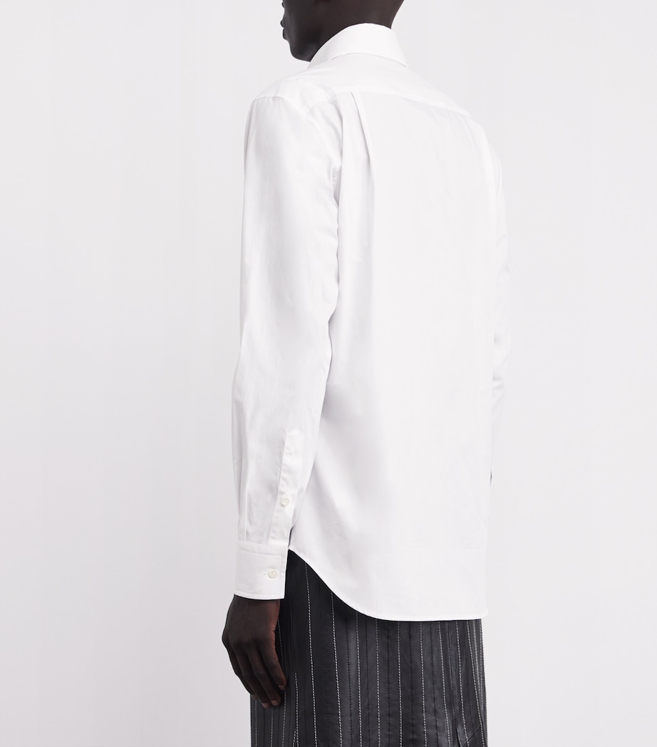 Cotton Tuxedo Shirt A401 WHITE Image 4