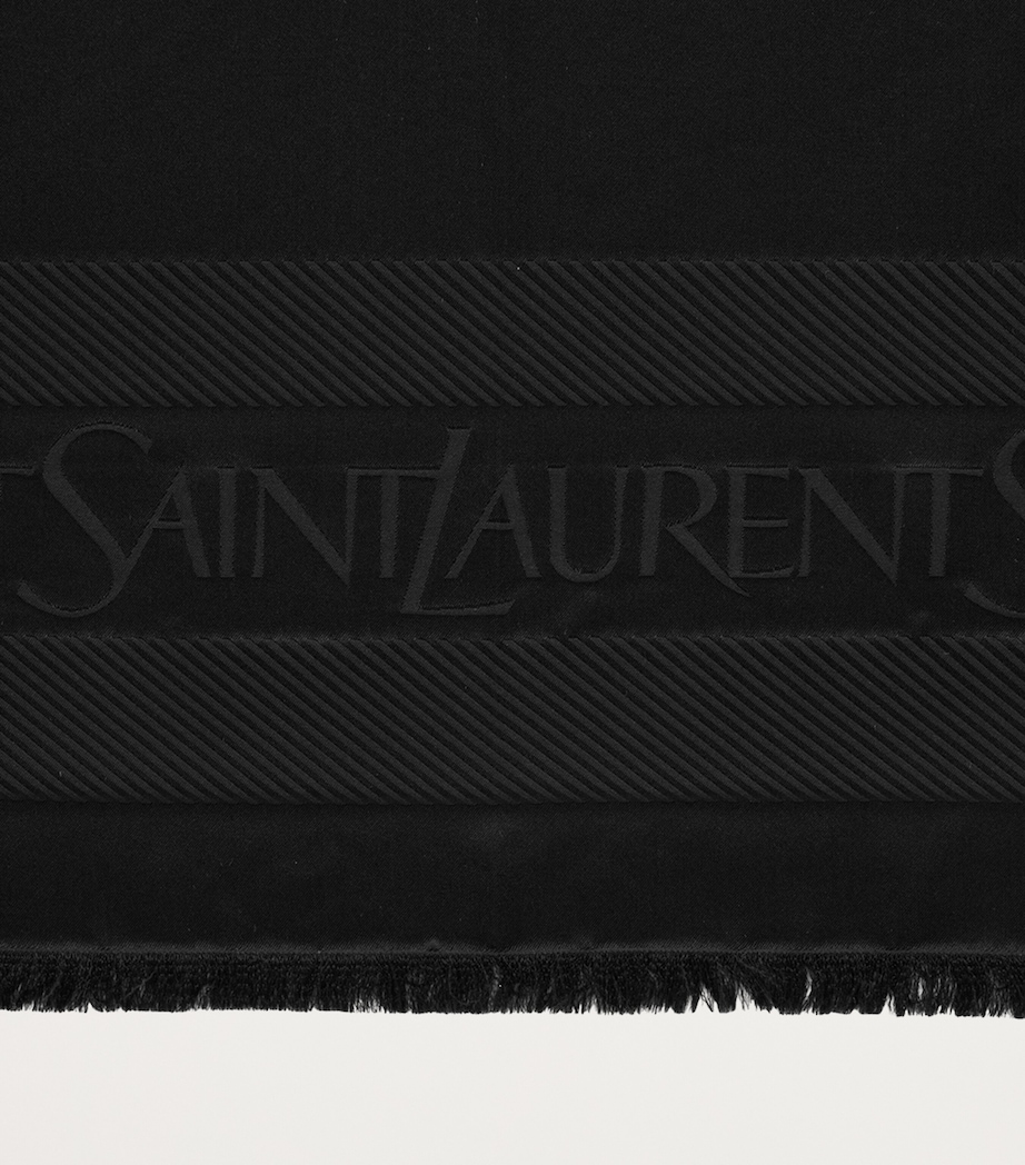 Silk Embroidered Scarf 1000 Image 2