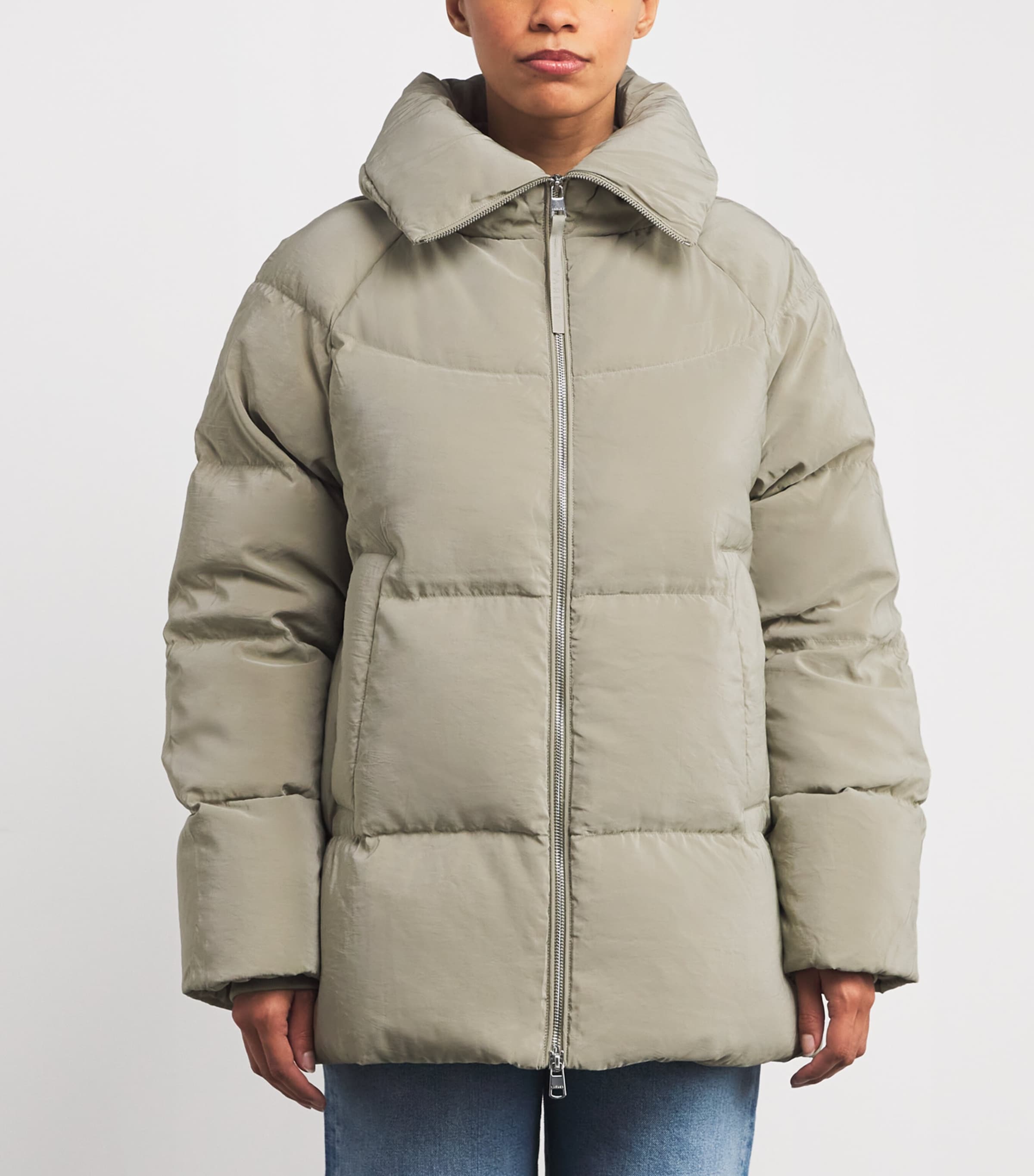 Down Valencia Puffer Jacket AGATE GREY Image 3