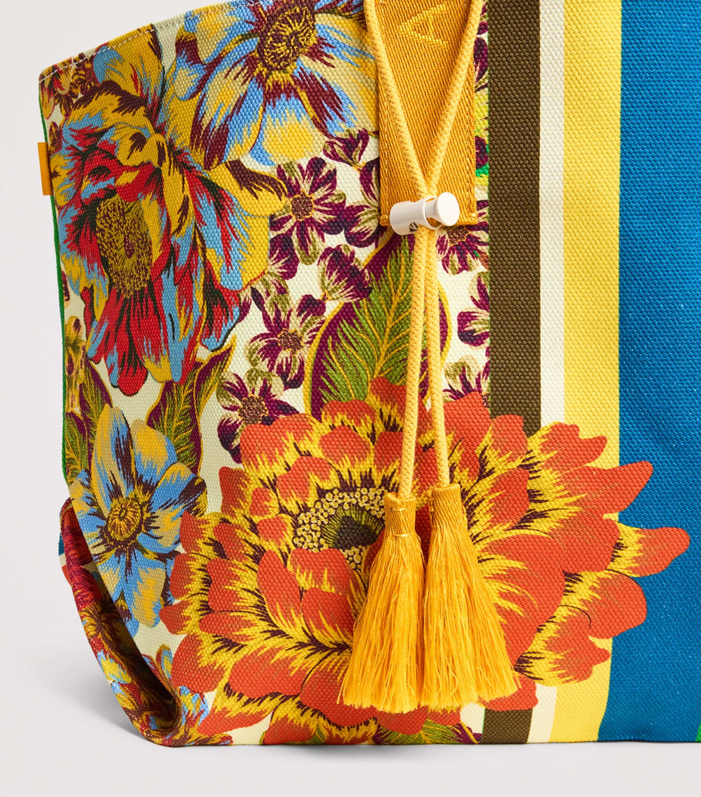ALEMAIS Cotton Printed Charlie Tote Bag Image 6